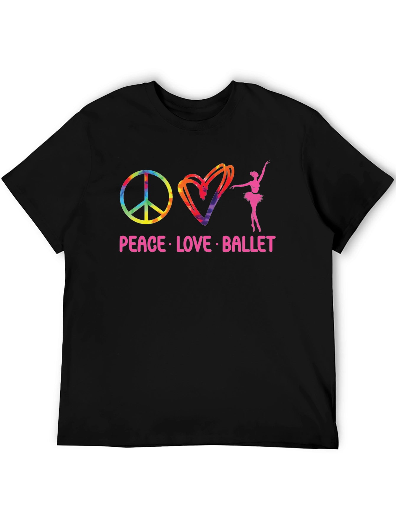 Peace Love Ballet T-Shirt - Soft Cotton Tee