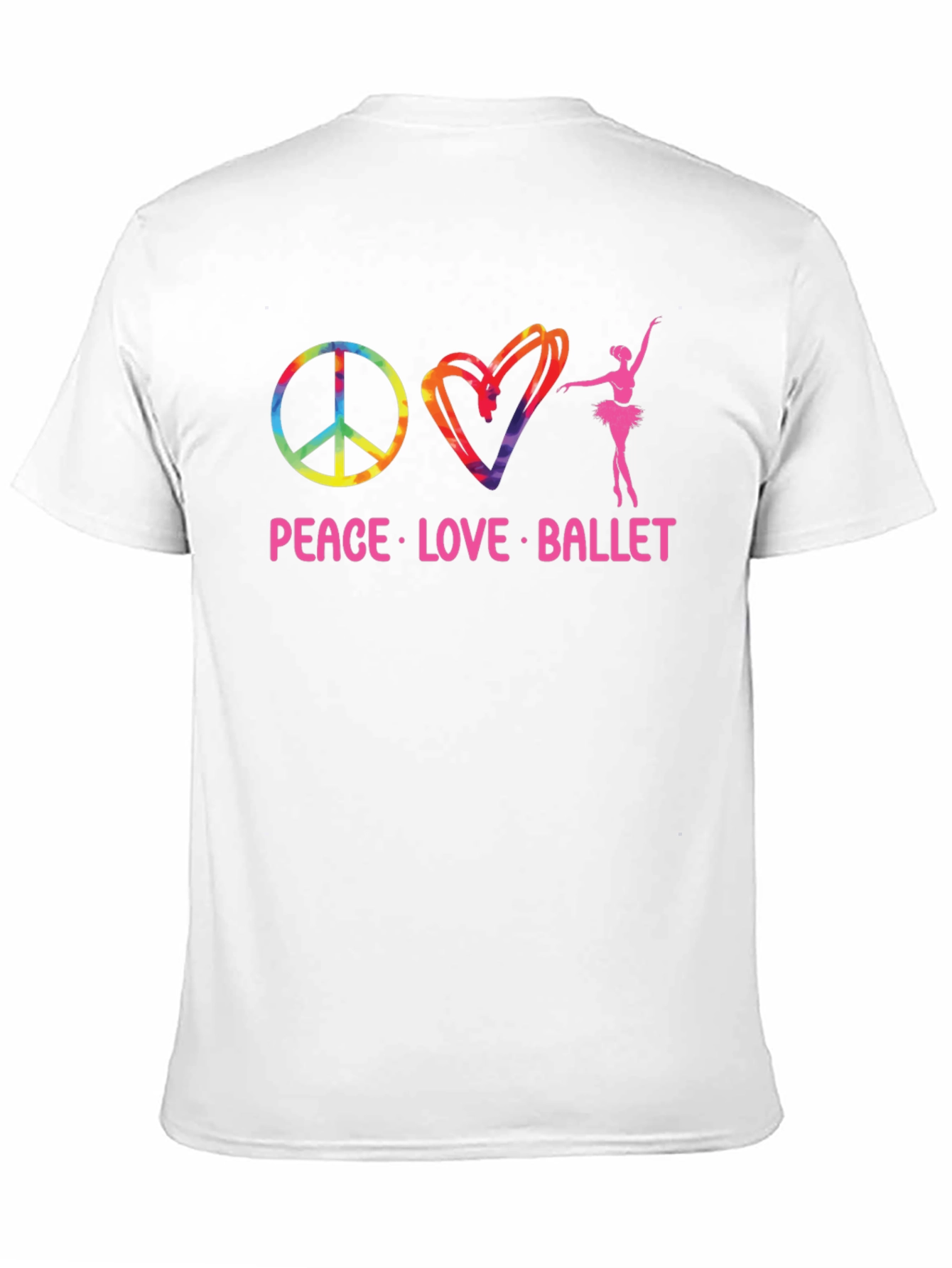 Peace Love Ballet T-Shirt - Soft Cotton Tee