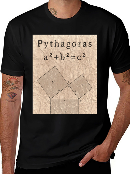 Pythagoras Theorem T-Shirt - Math Equation Tee