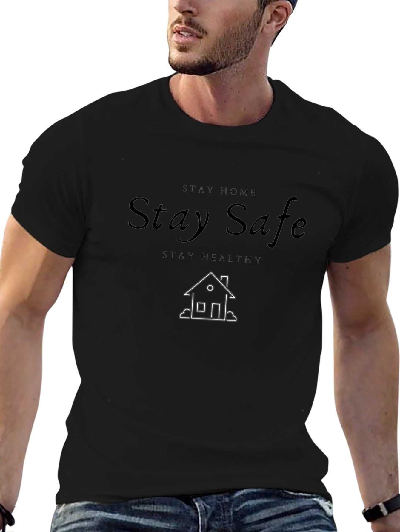 Stay Safe T-Shirt - Comfort & Style