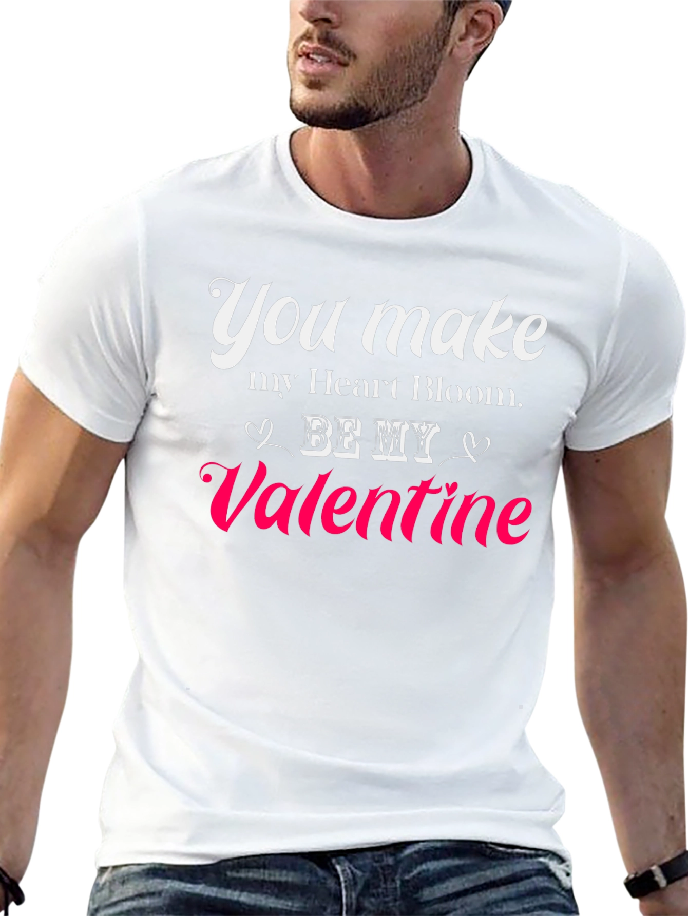 You Make My Heart Bloom Valentines Day T-Shirt