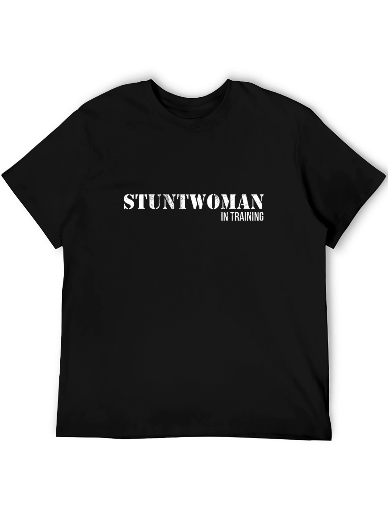 Stuntwoman in Training Black T-Shirt