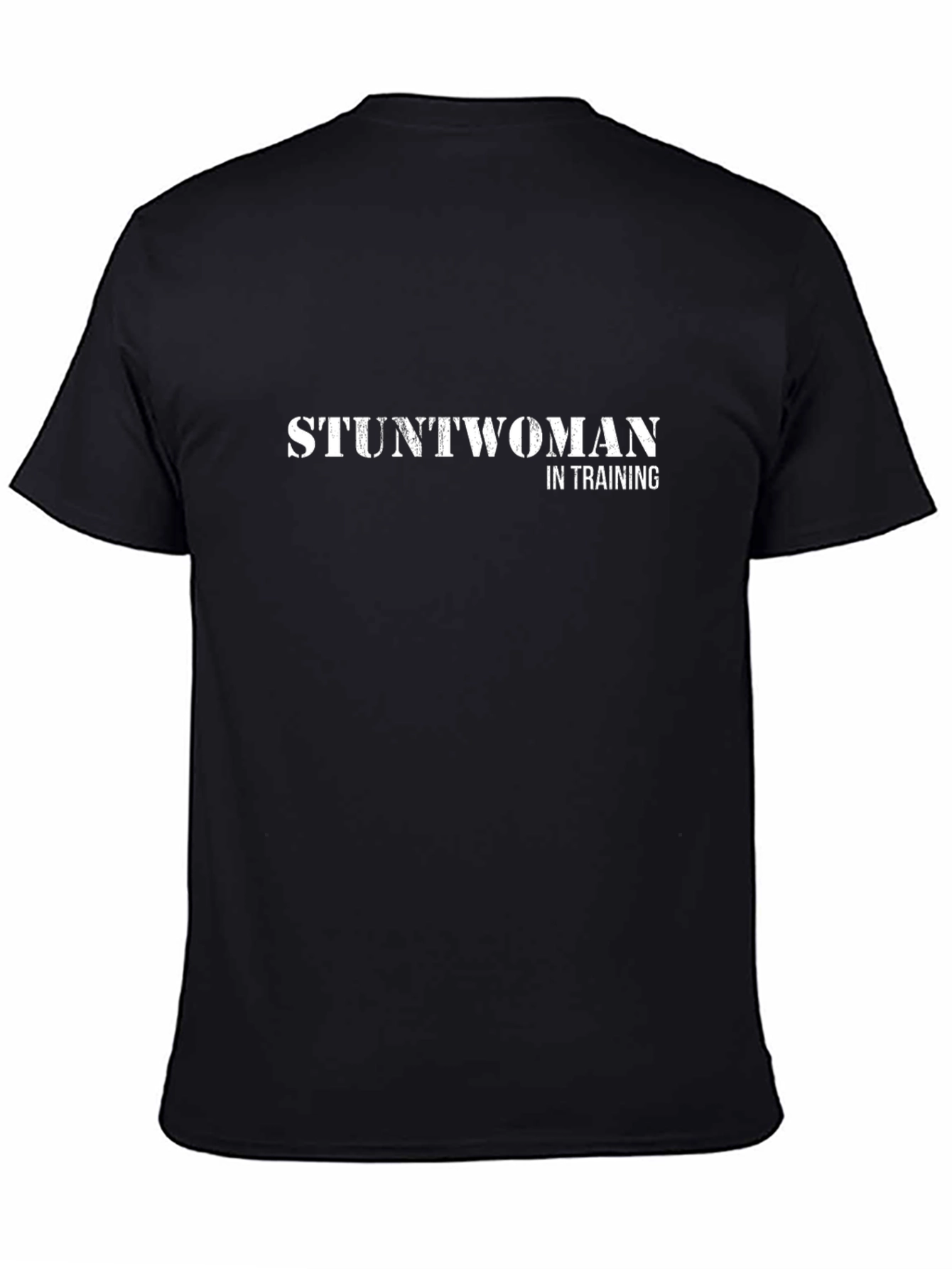 Stuntwoman in Training Black T-Shirt