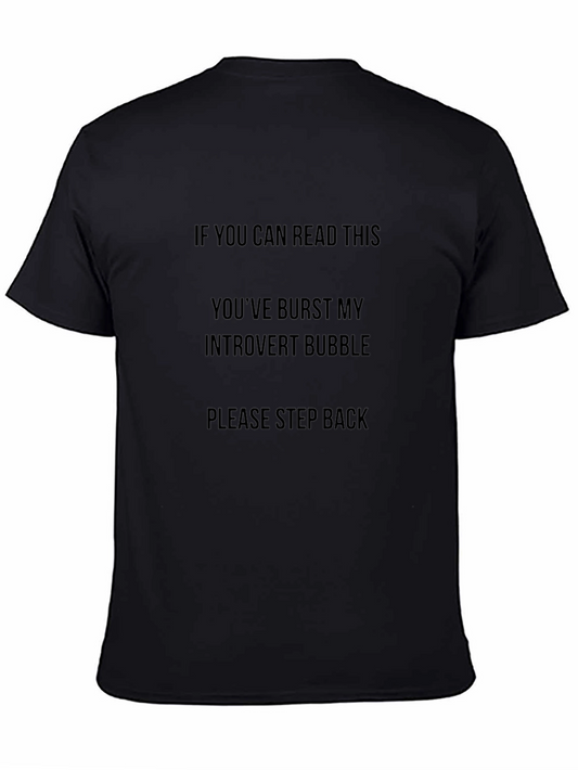 Introvert Bubble T-Shirt - Funny Slogan Tee