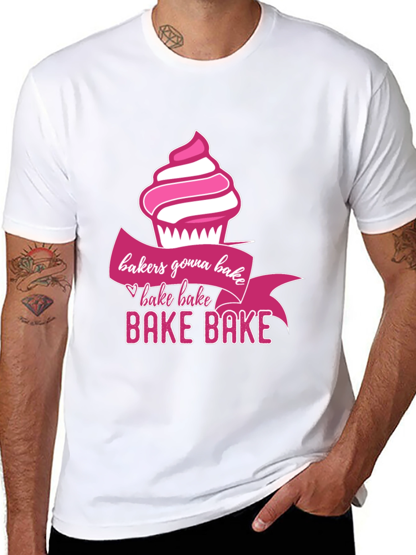 Bakers Gonna Bake T-Shirt Cupcake Design