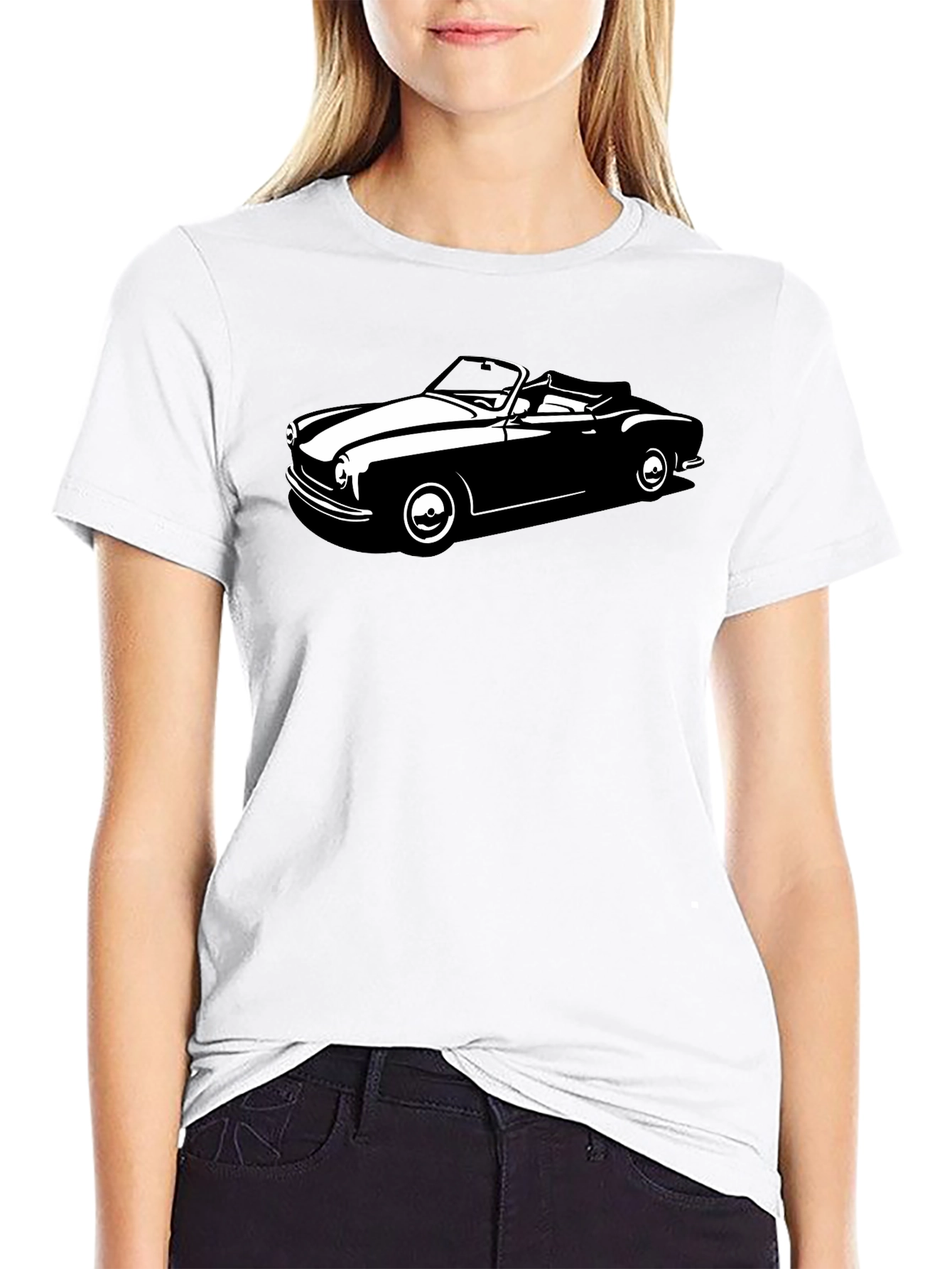 Classic Car Graphic Tee - Black