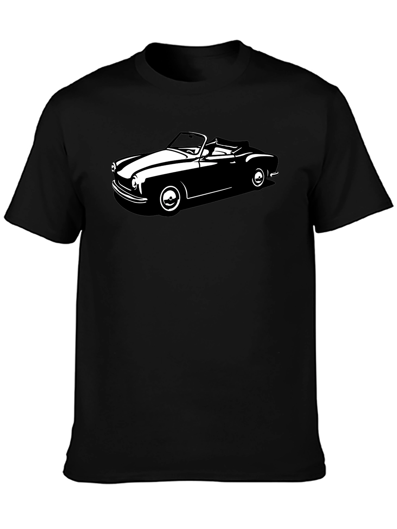 Classic Car Graphic Tee - Black