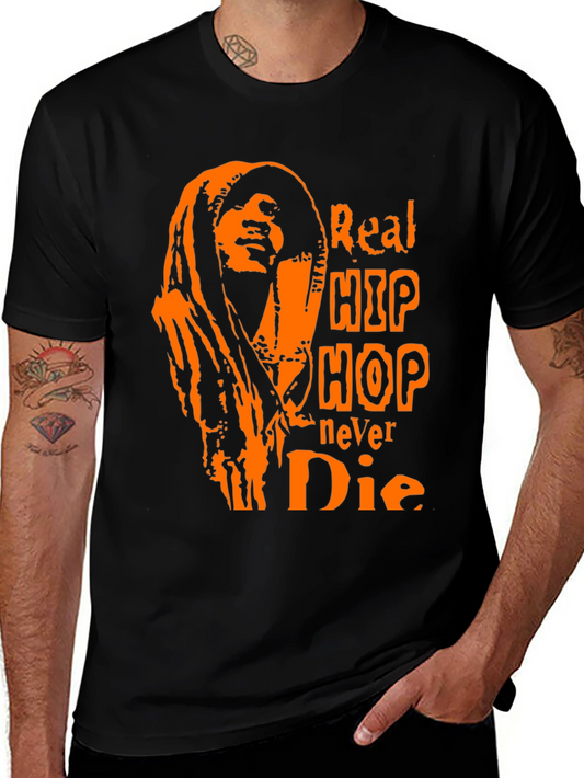 Real Hip Hop Never Die Graphic Tee