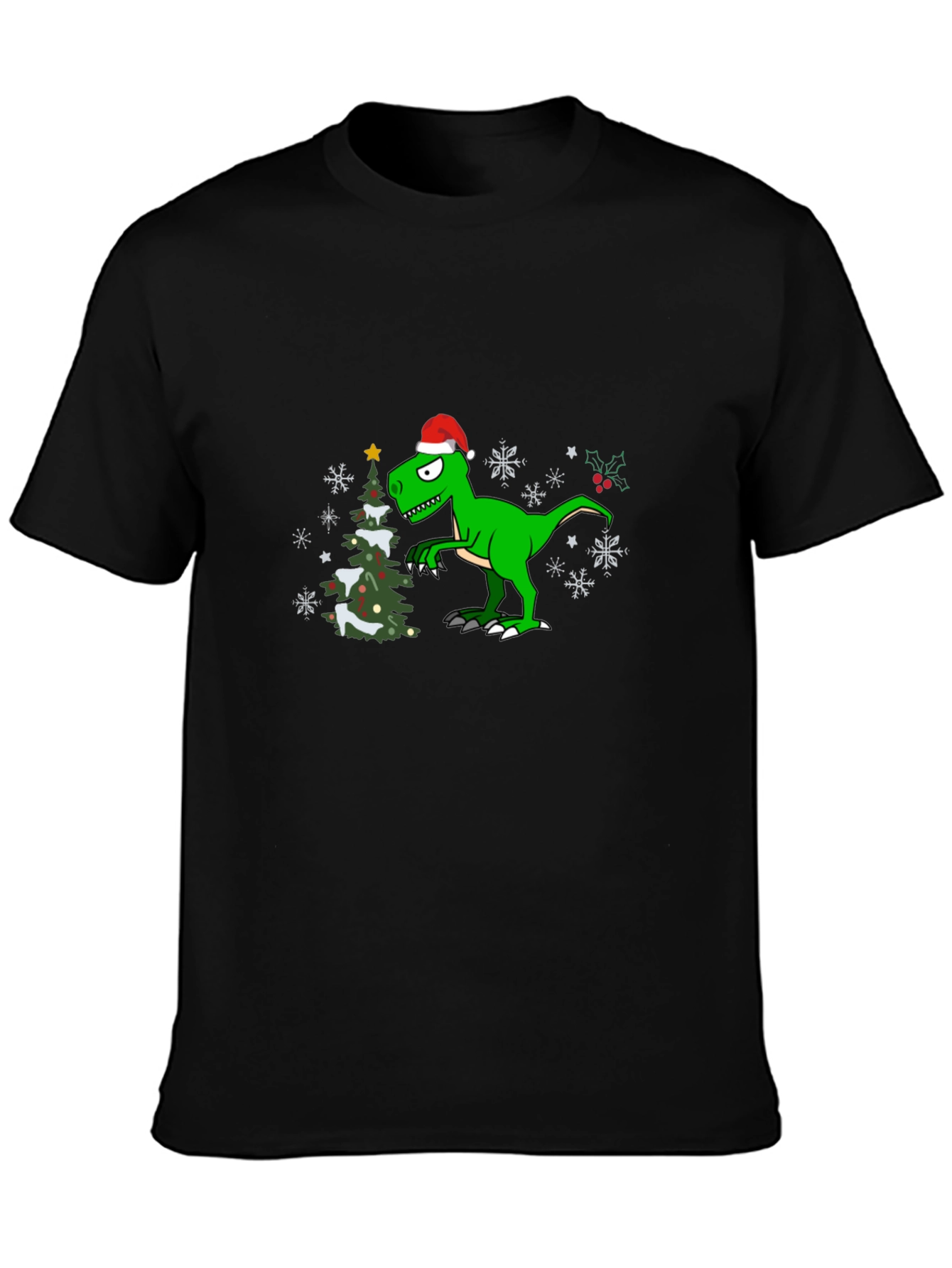 Festive Dinosaur Christmas T-Shirt