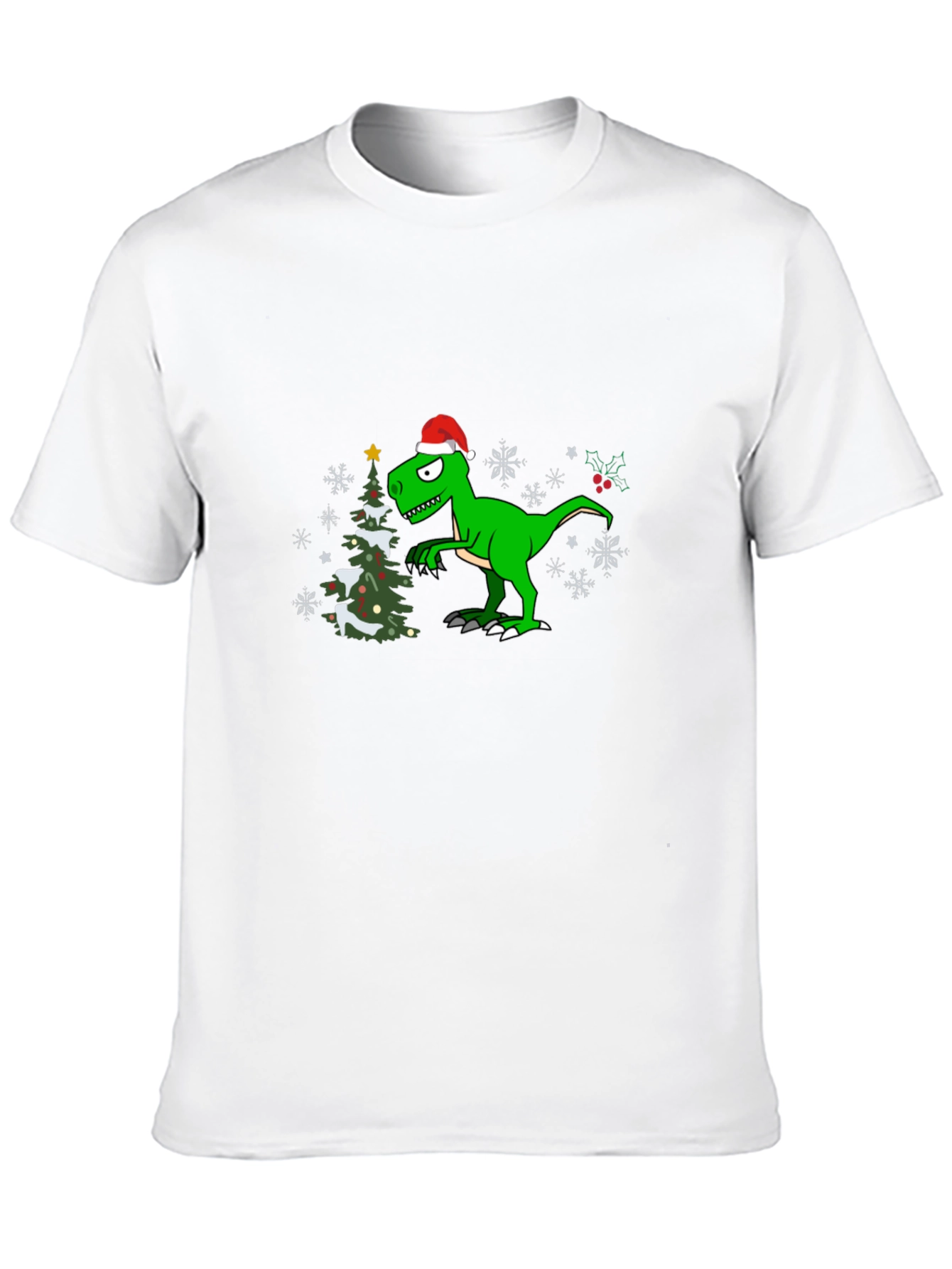 Festive Dinosaur Christmas T-Shirt