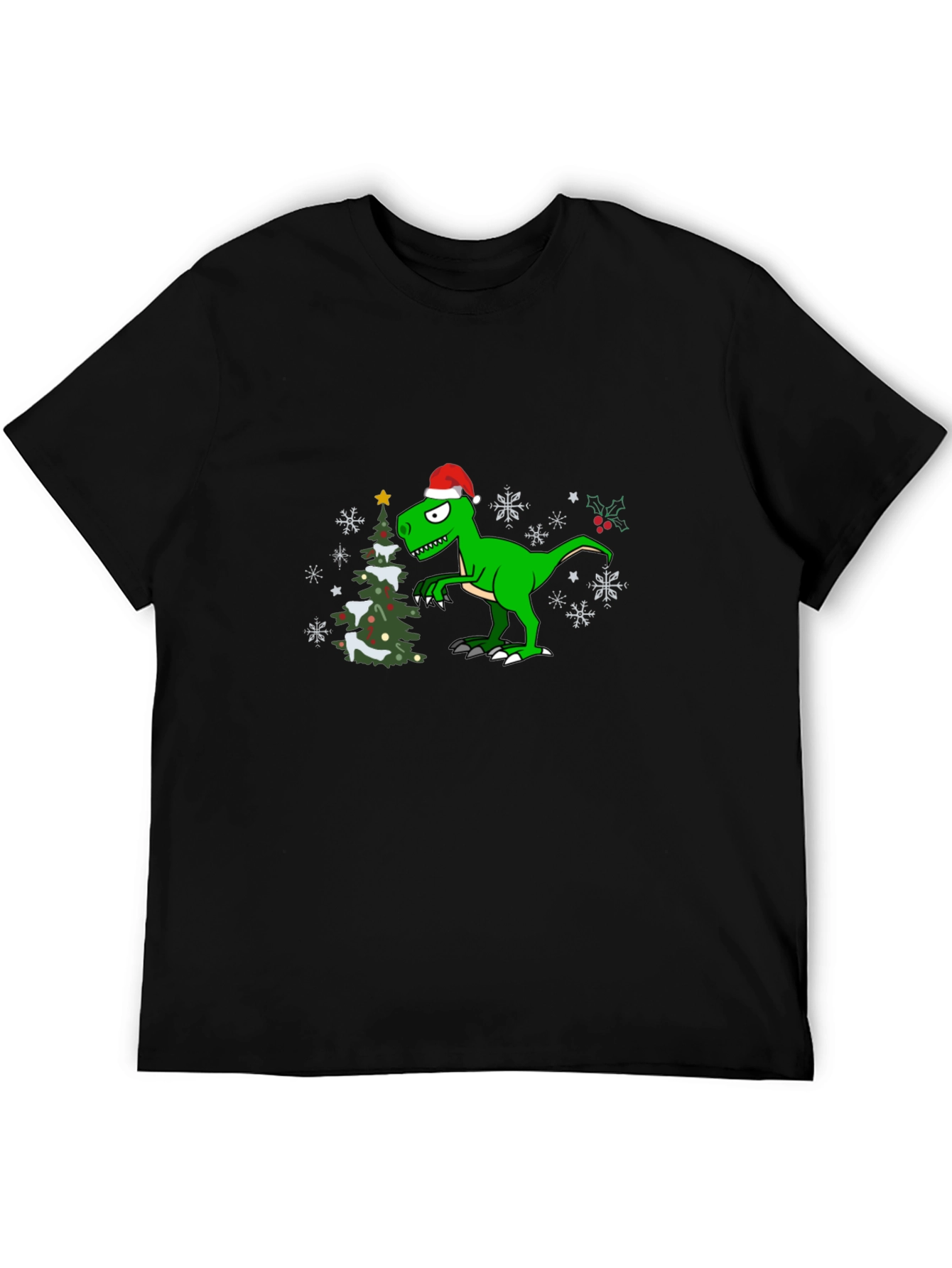 Festive Dinosaur Christmas T-Shirt