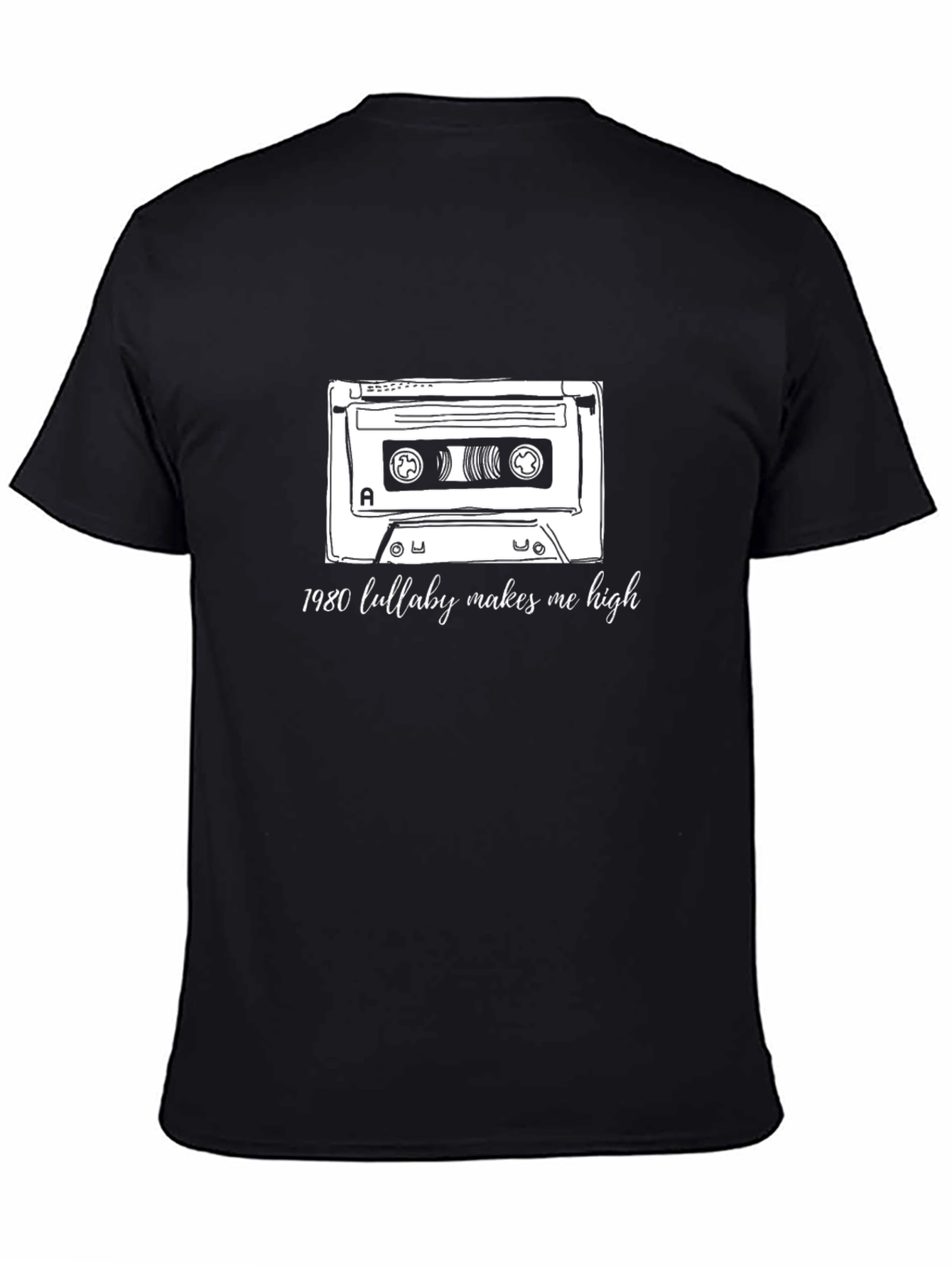 Retro Cassette Graphic Tee - 1980 Lullaby