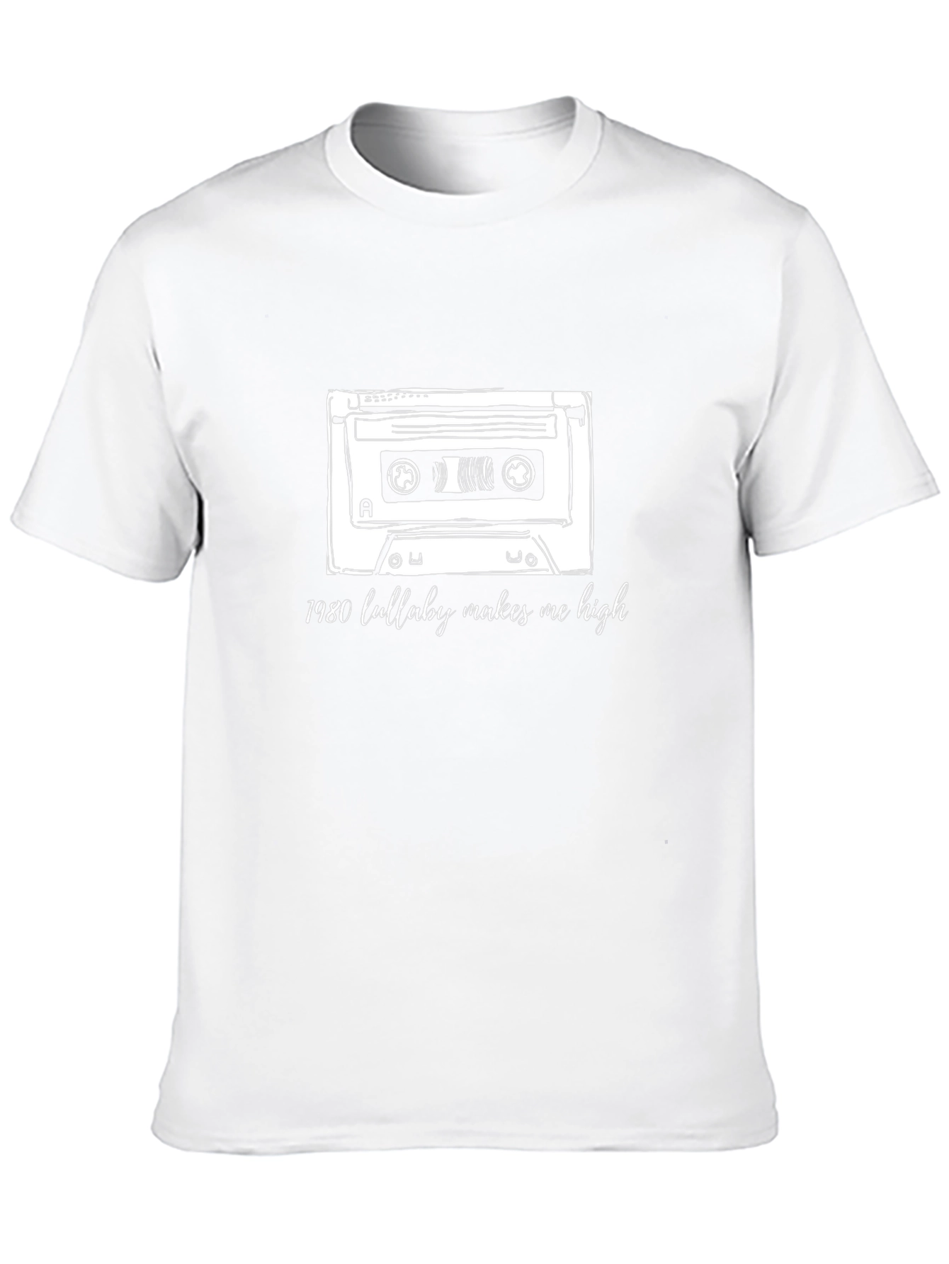 Retro Cassette Graphic Tee - 1980 Lullaby