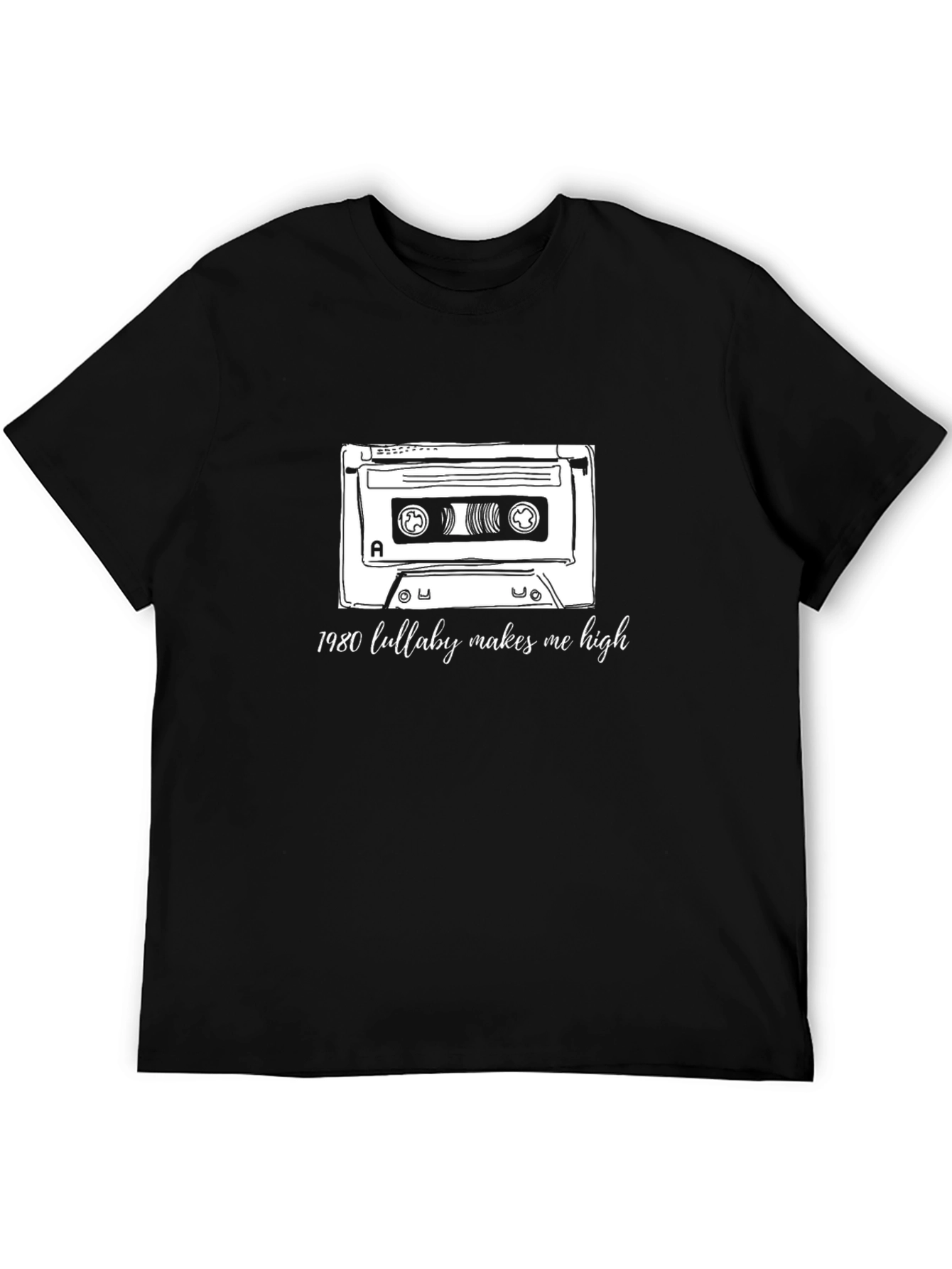 Retro Cassette Graphic Tee - 1980 Lullaby