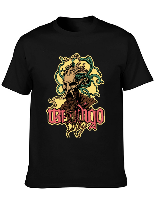 Wendigo Graphic Print Black T-Shirt