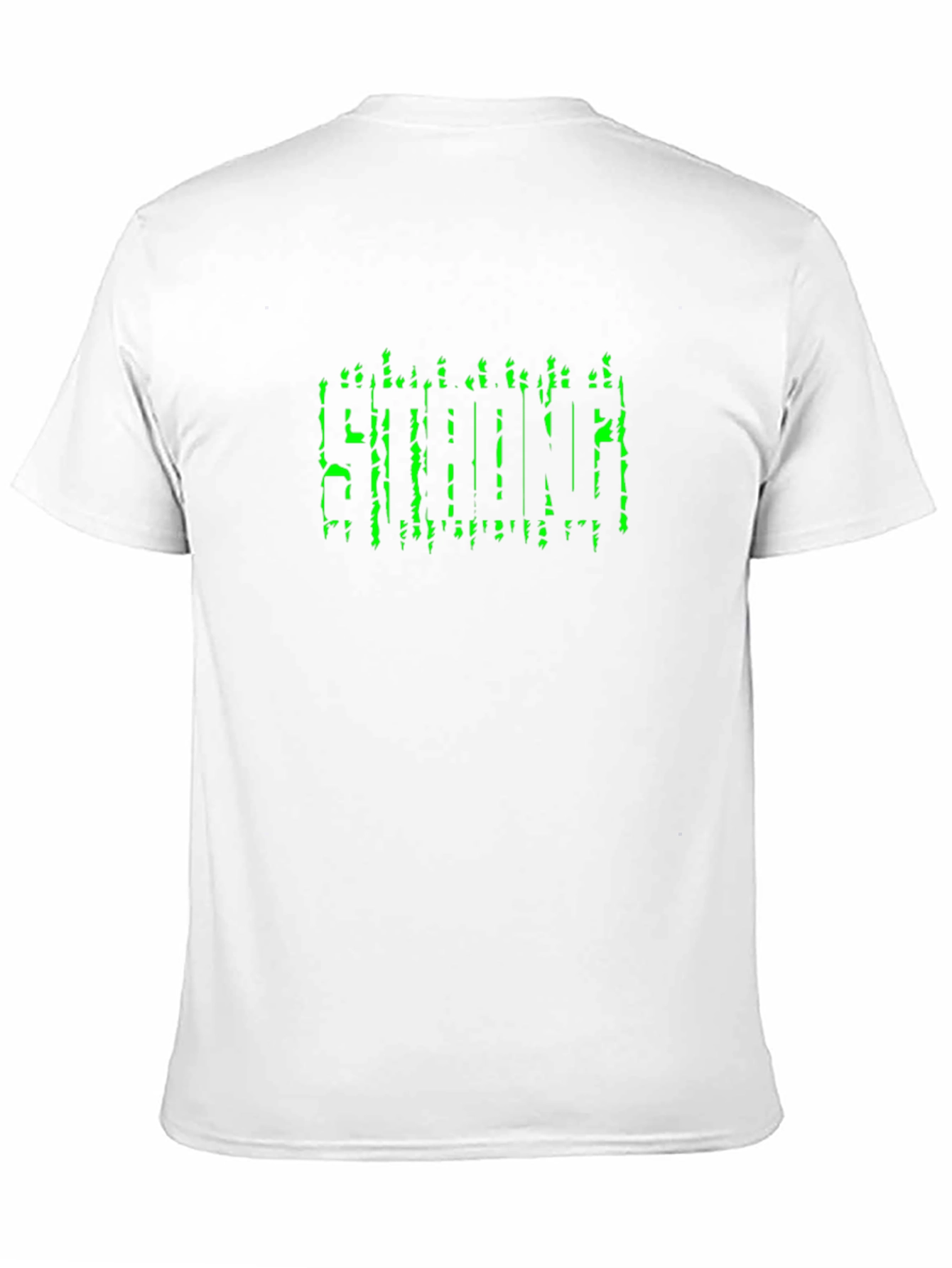 Mens Black STRONG Graphic T-Shirt