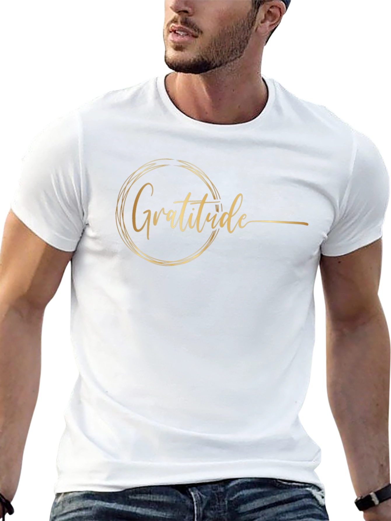 Gratitude Graphic Tee - Stylish Comfort