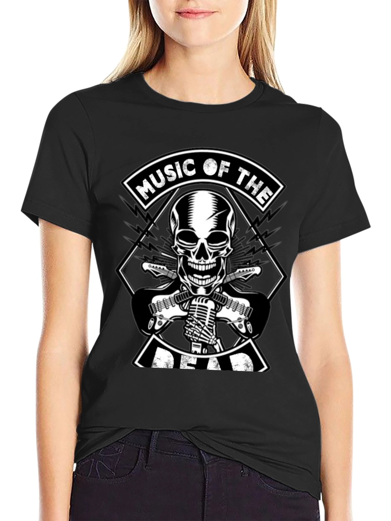 Music of the Dead Graphic T-Shirt - Rock On!