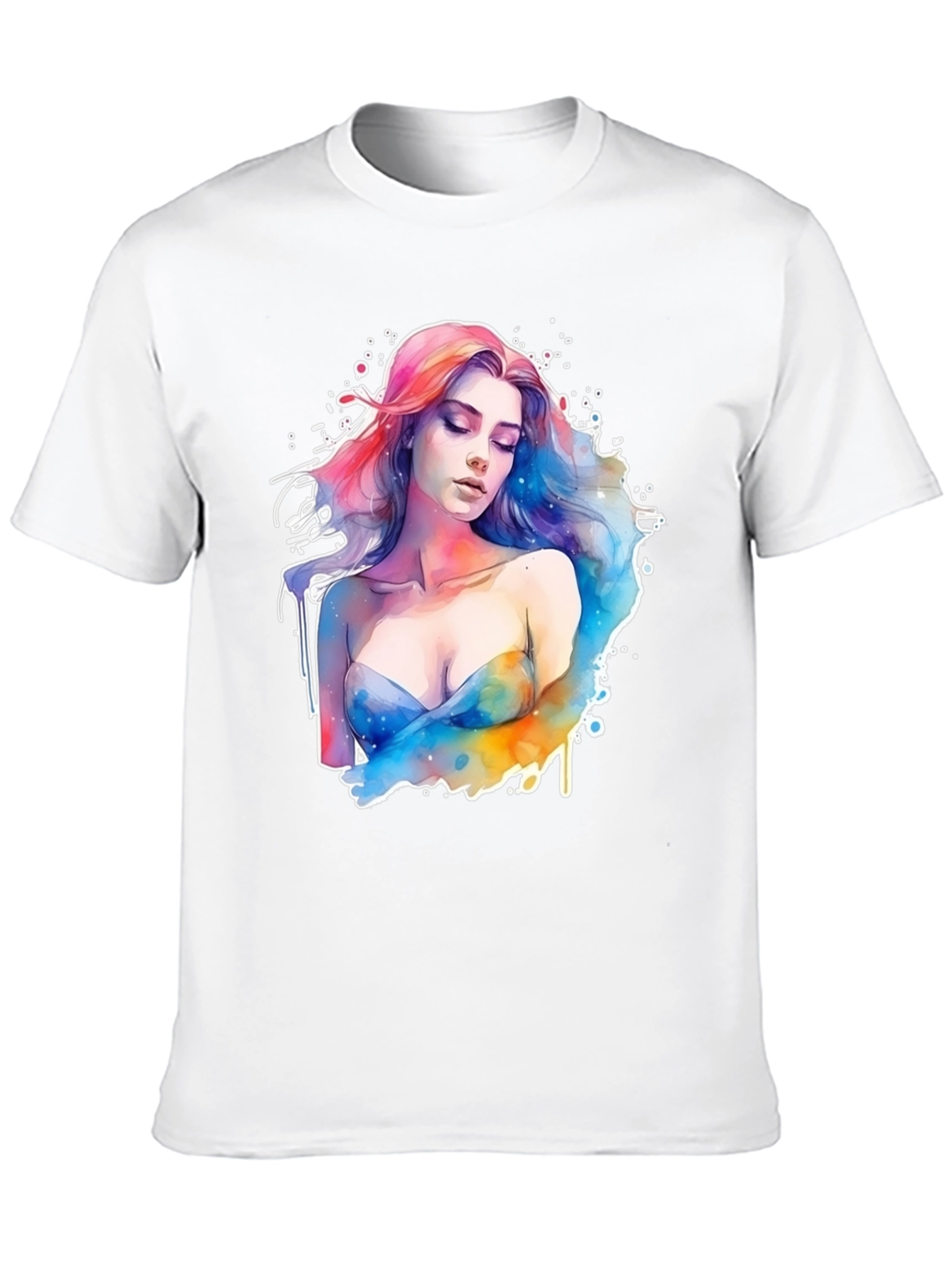 Watercolor Woman Graphic Tee