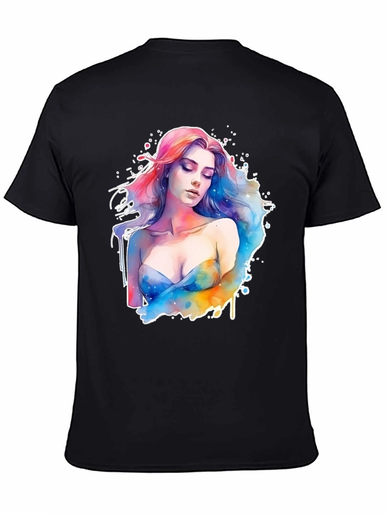 Watercolor Woman Graphic Tee