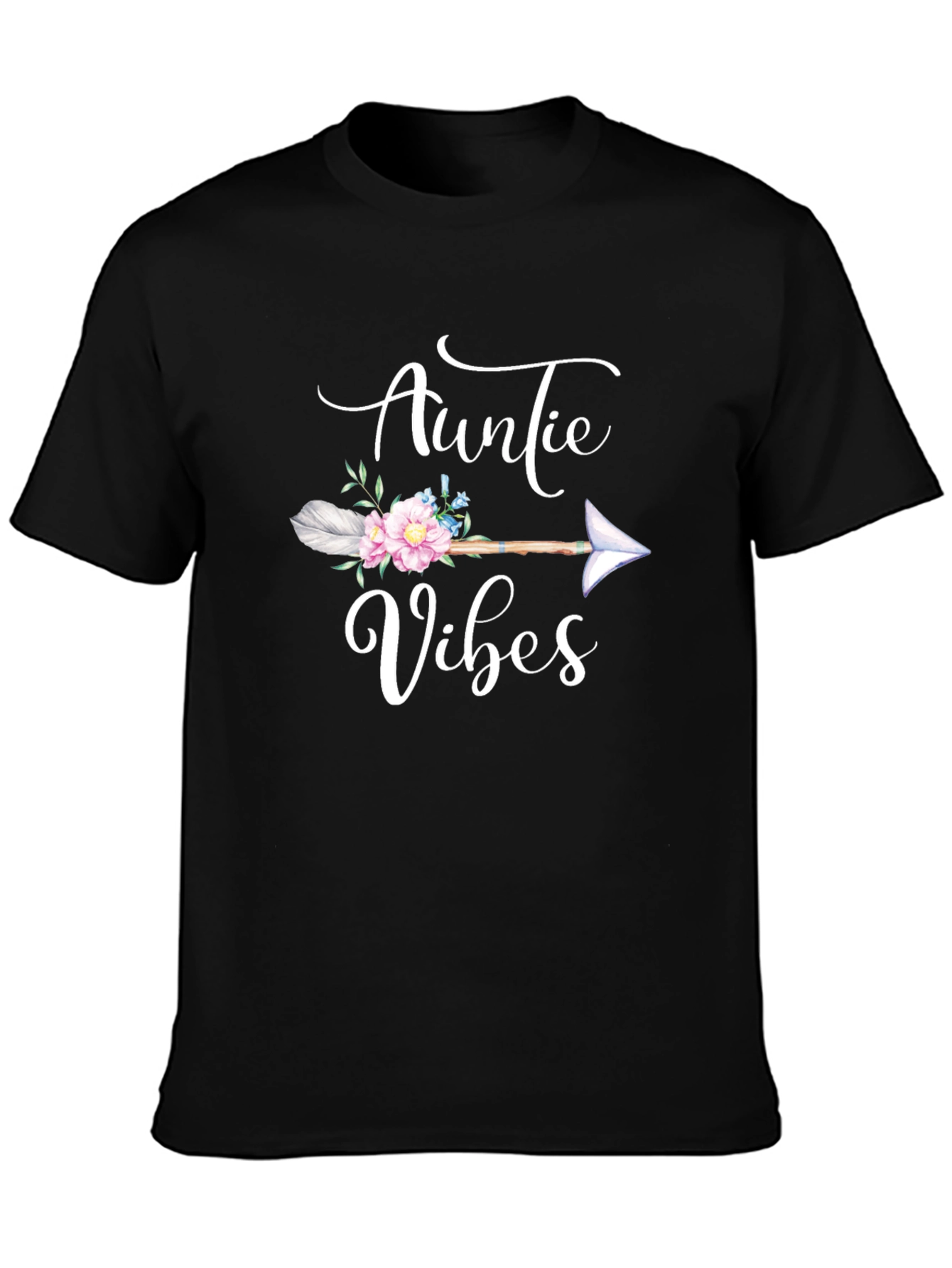 Auntie Vibes Graphic Tee - Arrow Design