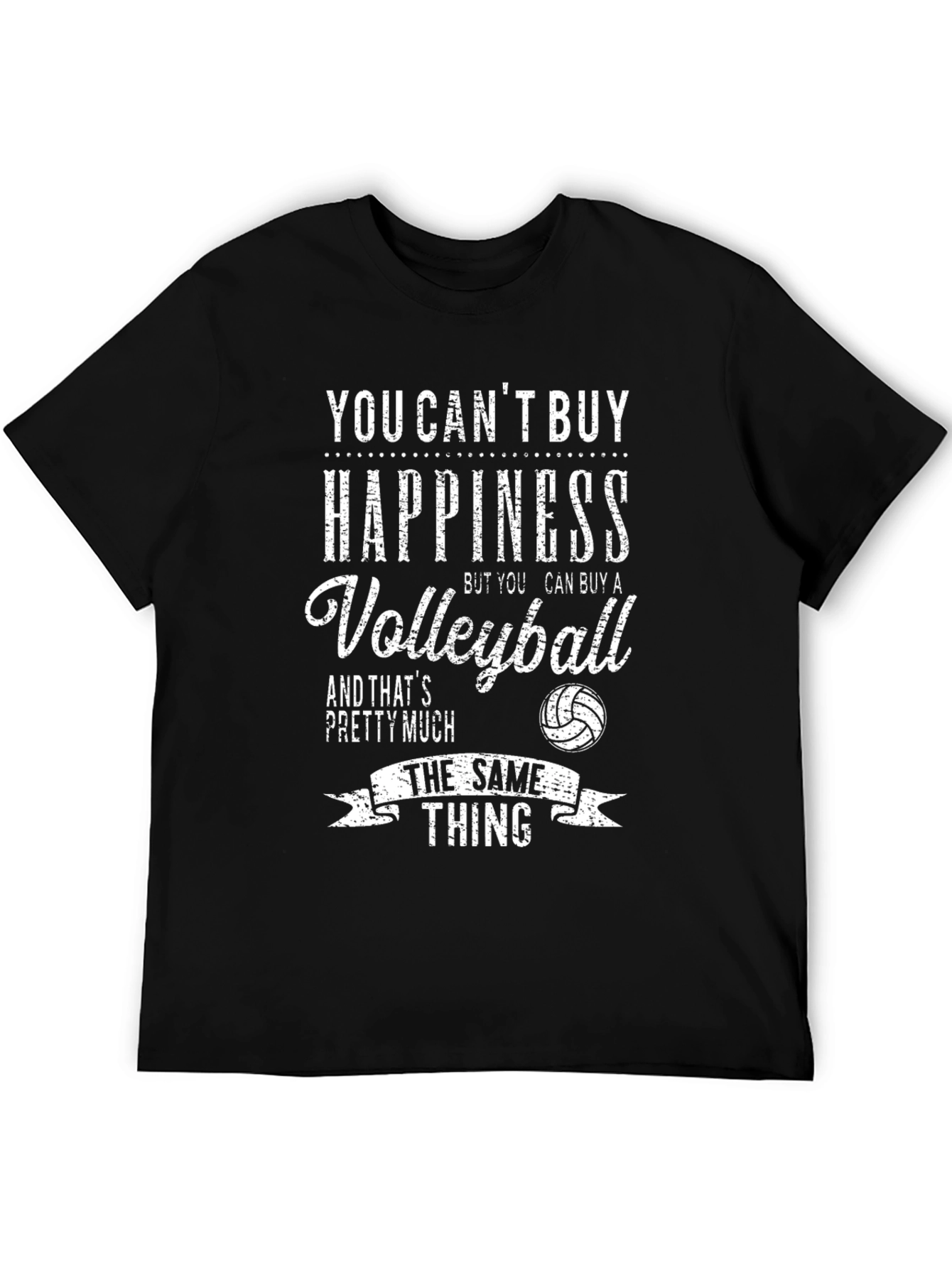 Volleyball Happiness T-Shirt - Sport Graphic Tee