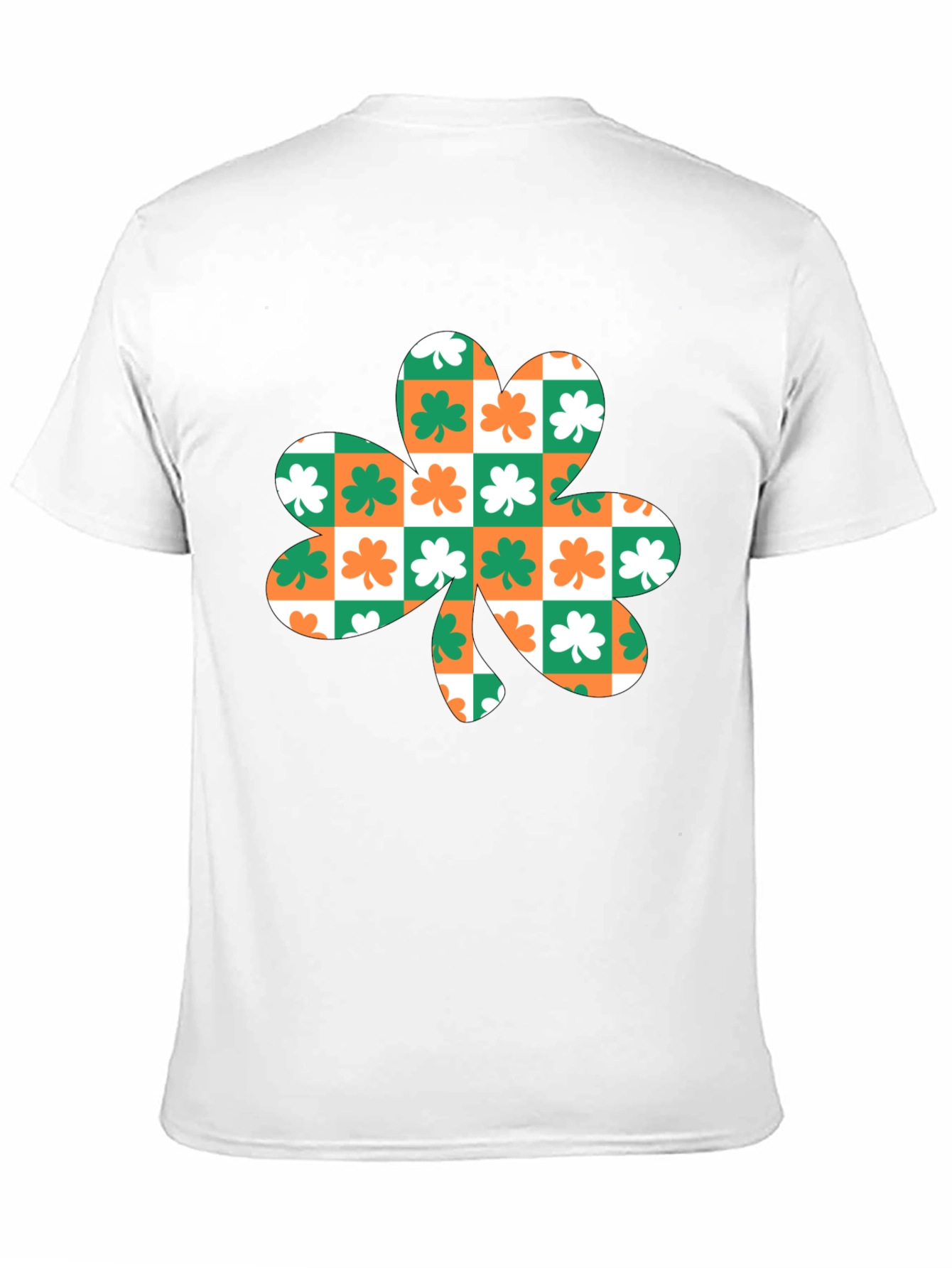 Shamrock Checkered T-Shirt - St. Patricks Day