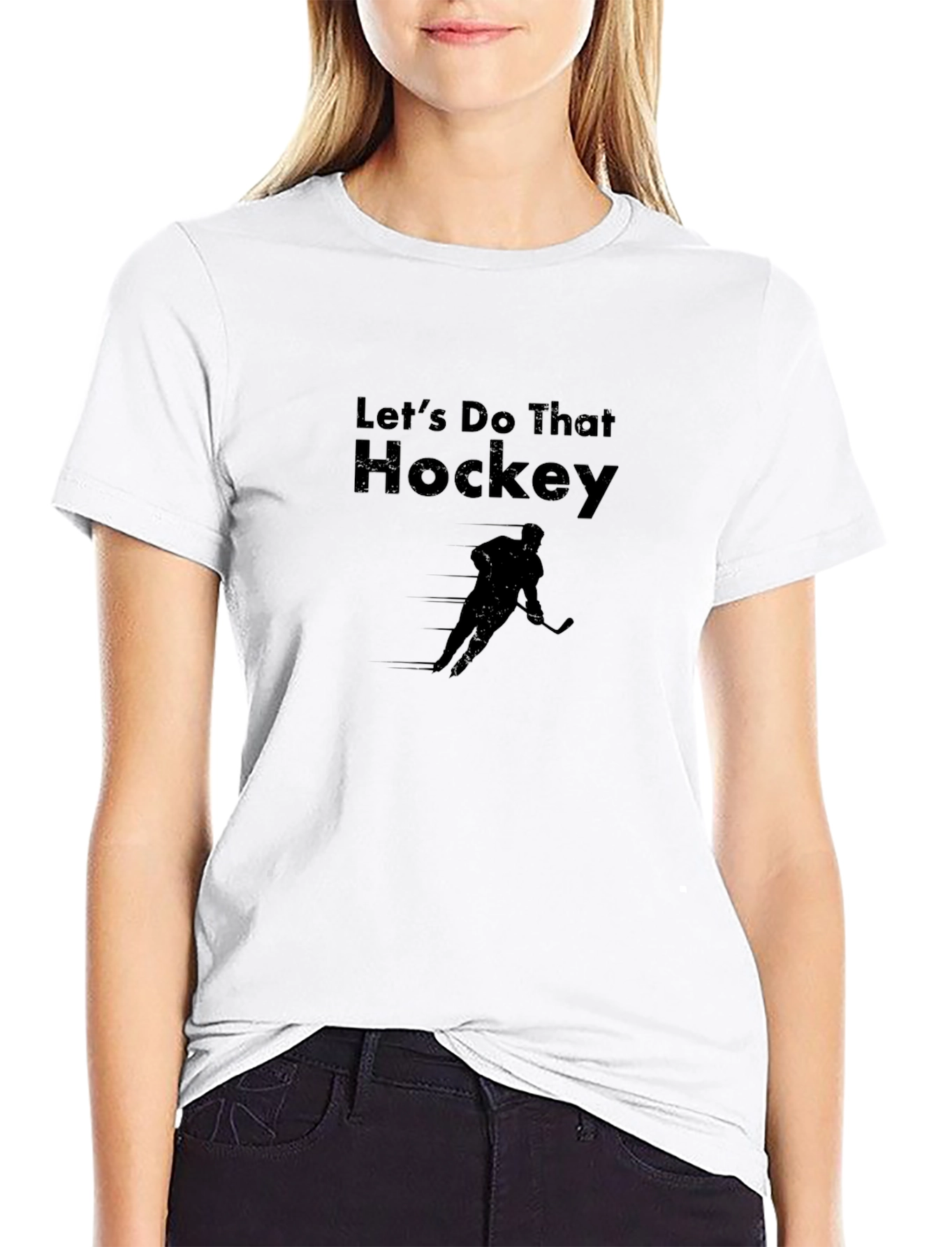 Lets Do That Hockey Graphic T-Shirt