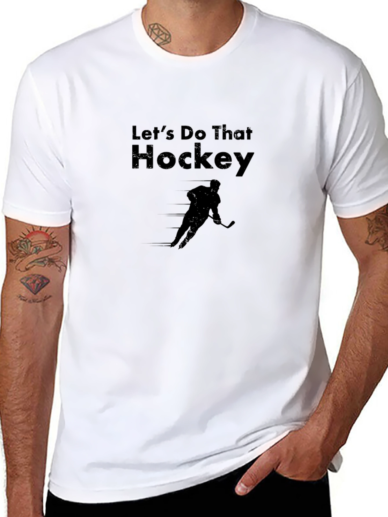 Lets Do That Hockey Graphic T-Shirt