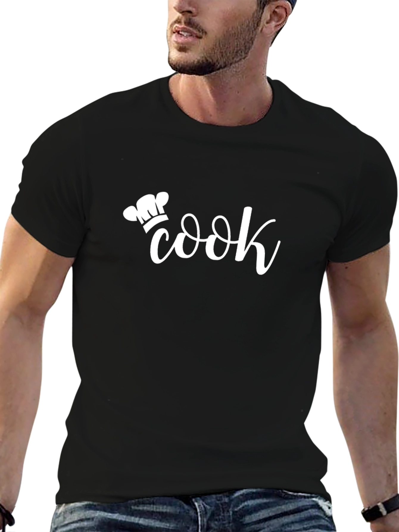 Cook T-Shirt - Chef Hat Design