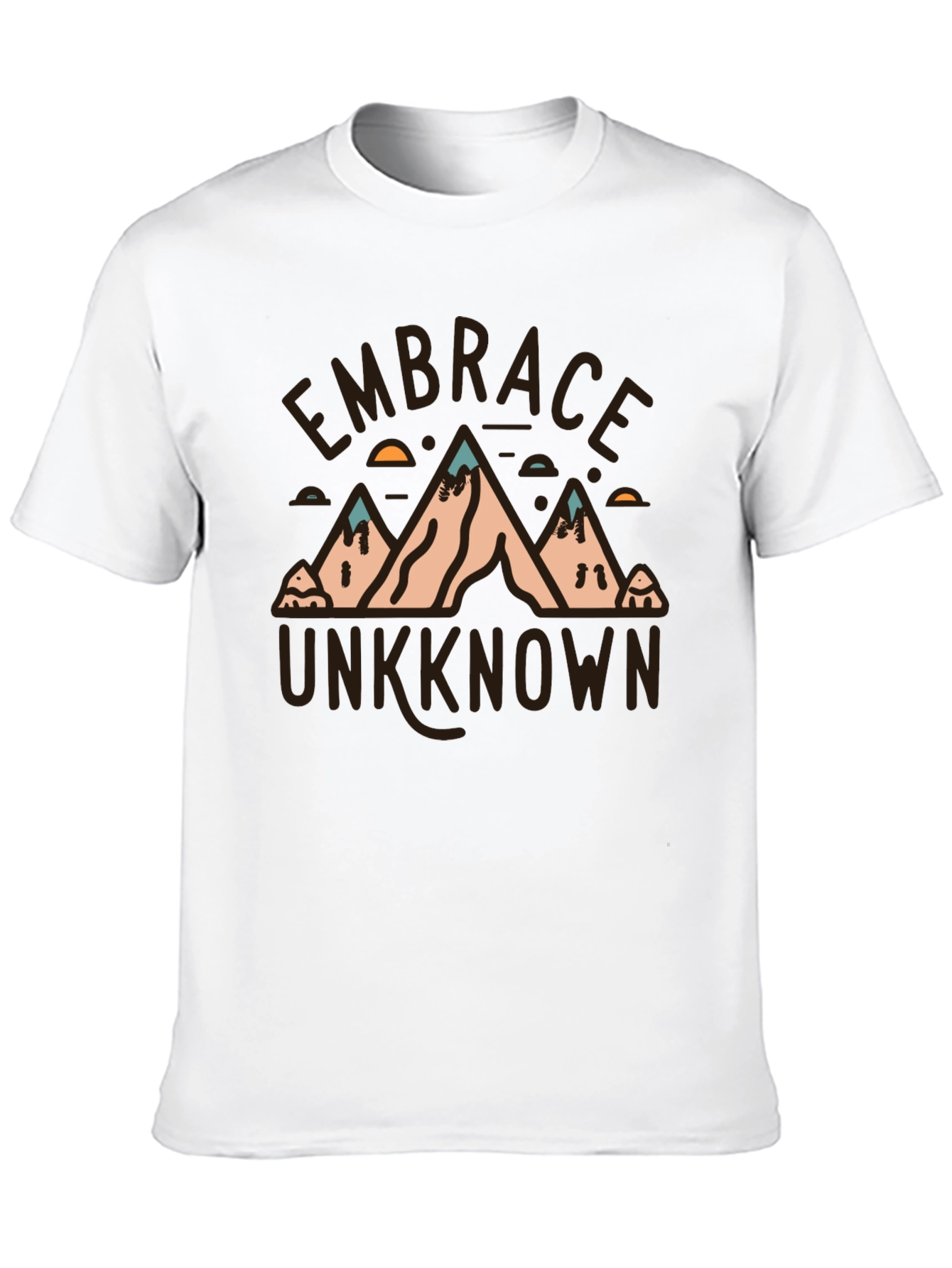 Embrace Unknown Mountain Graphic T-Shirt
