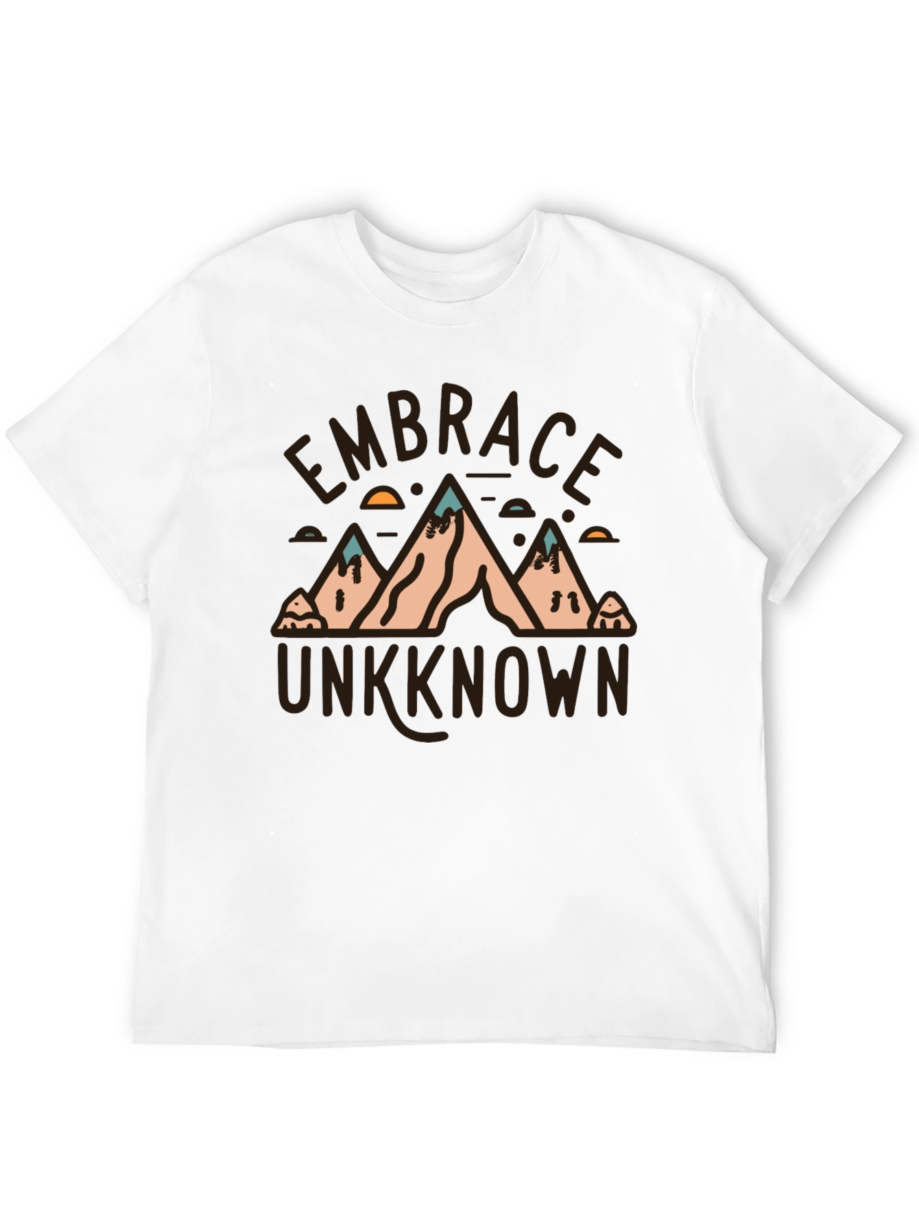 Embrace Unknown Mountain Graphic T-Shirt