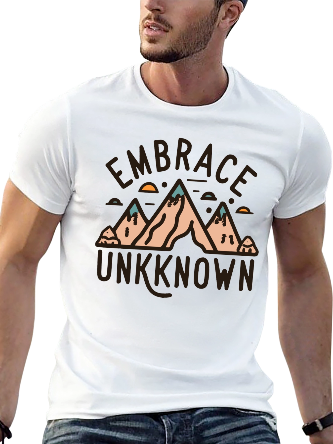 Embrace Unknown Mountain Graphic T-Shirt