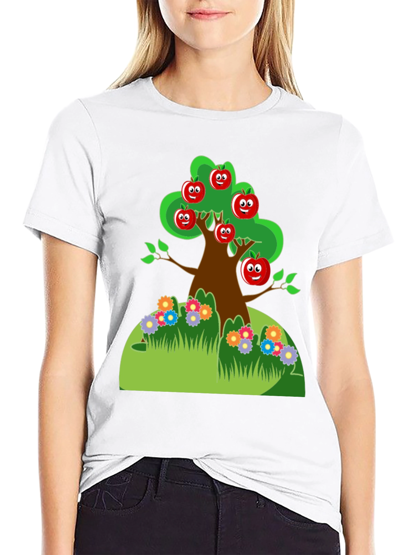 Apple Tree Graphic T-Shirt
