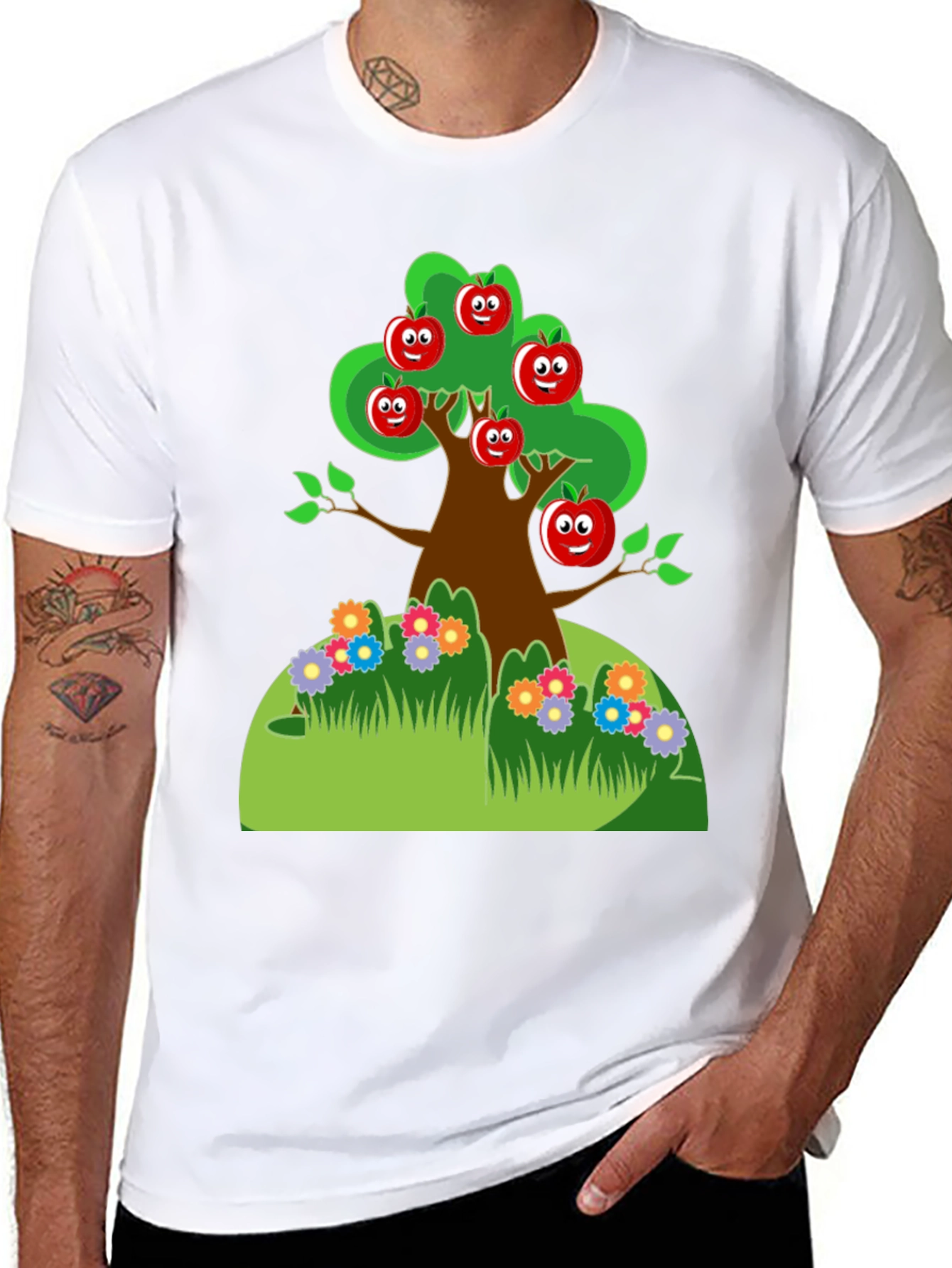 Apple Tree Graphic T-Shirt