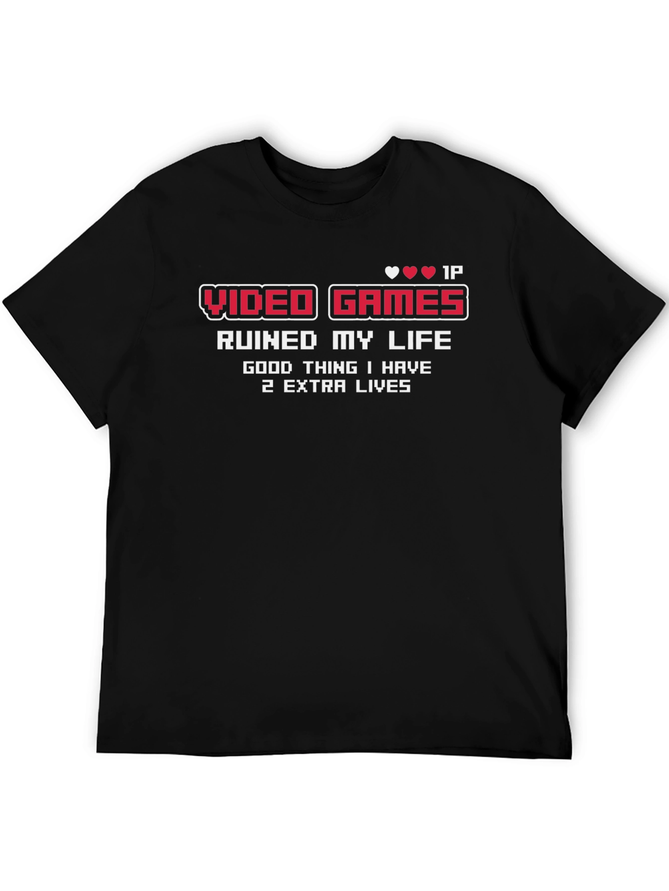 Video Games Ruined My Life Funny Graphic Tee