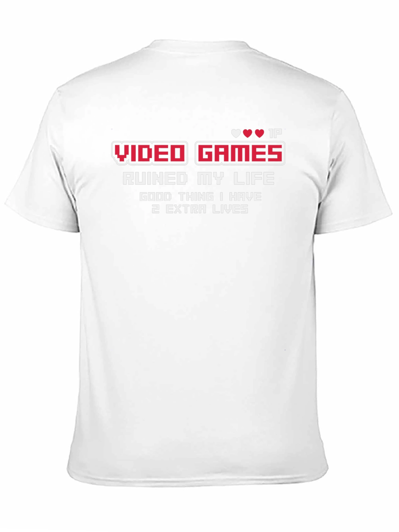 Video Games Ruined My Life Funny Graphic Tee