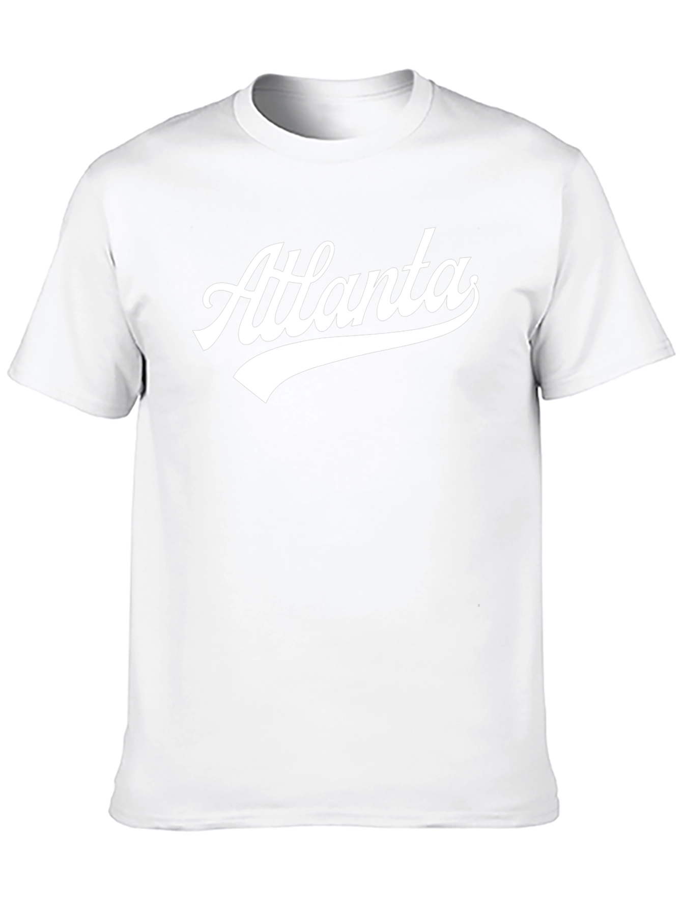 Atlanta Graphic Tee - Stylish Black Cotton T-Shirt
