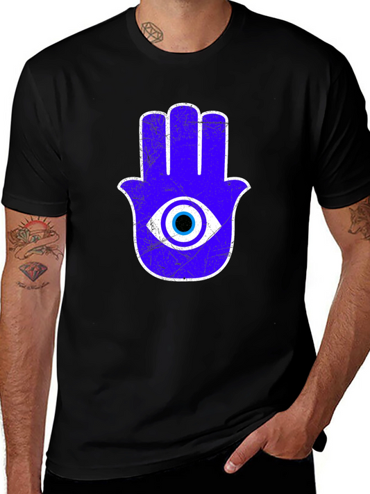 Hamsa Hand Evil Eye Graphic T-Shirt