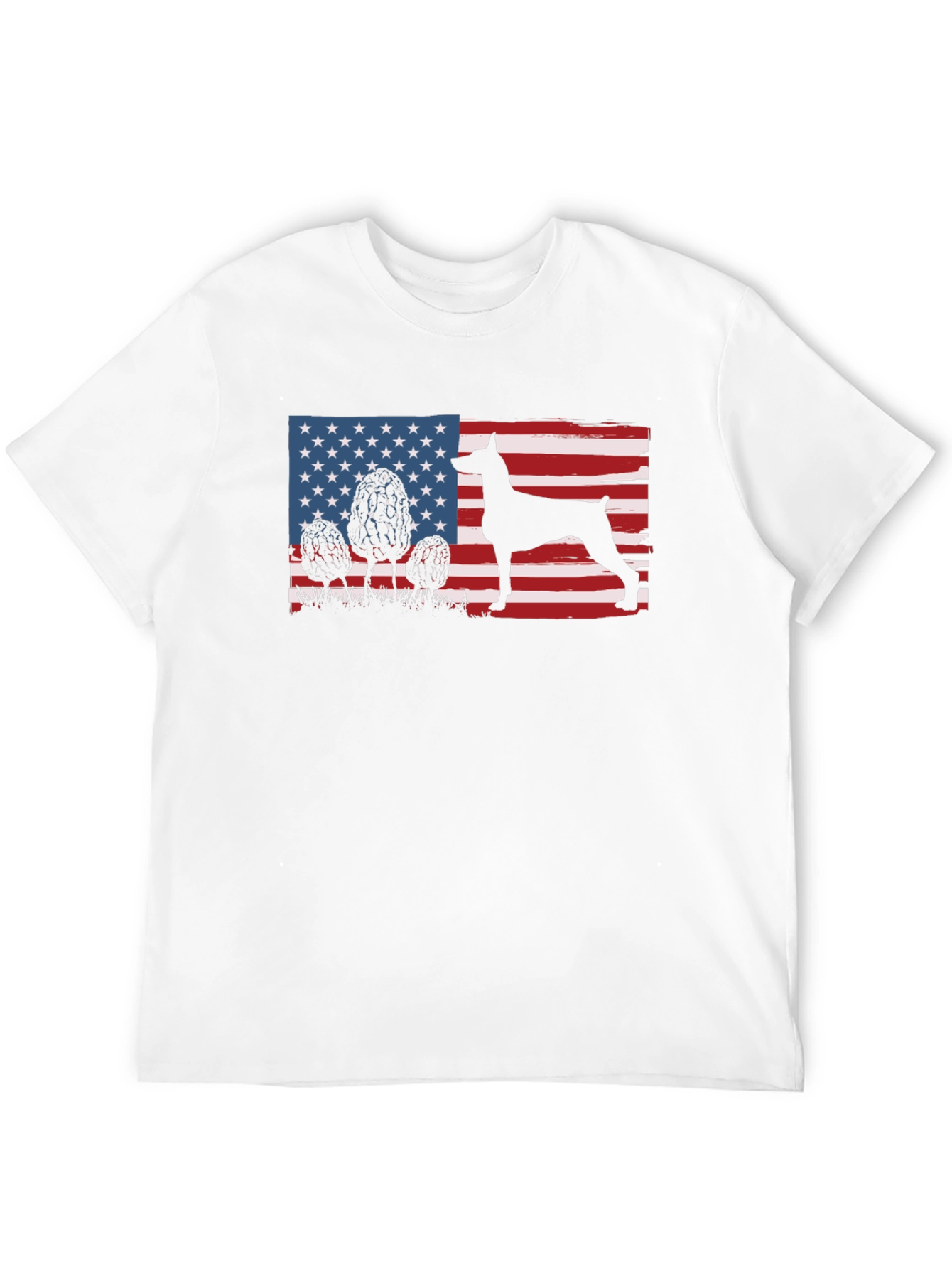 American Dog Flag T-Shirt - Patriotic Pet Lover Tee