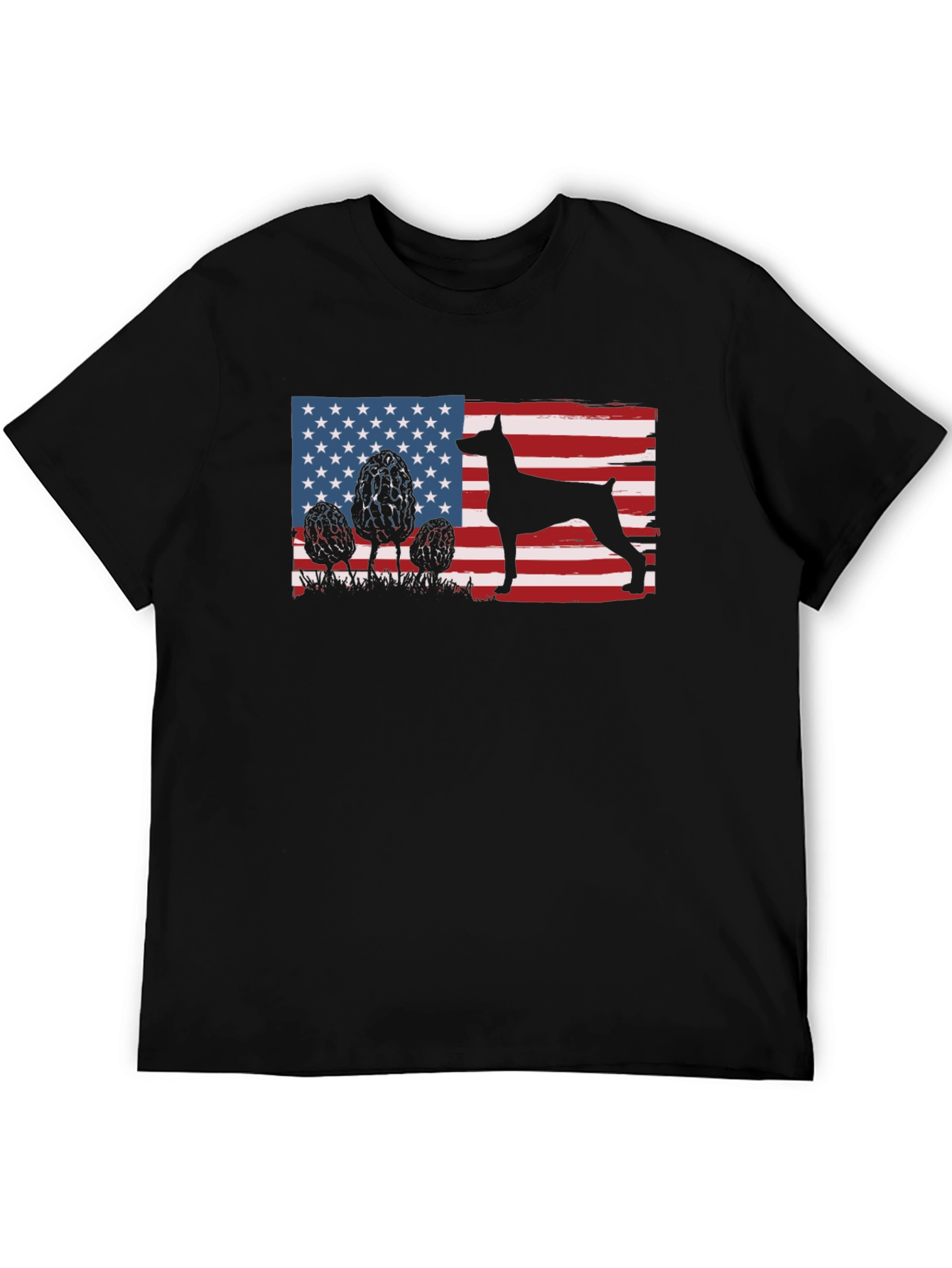American Dog Flag T-Shirt - Patriotic Pet Lover Tee
