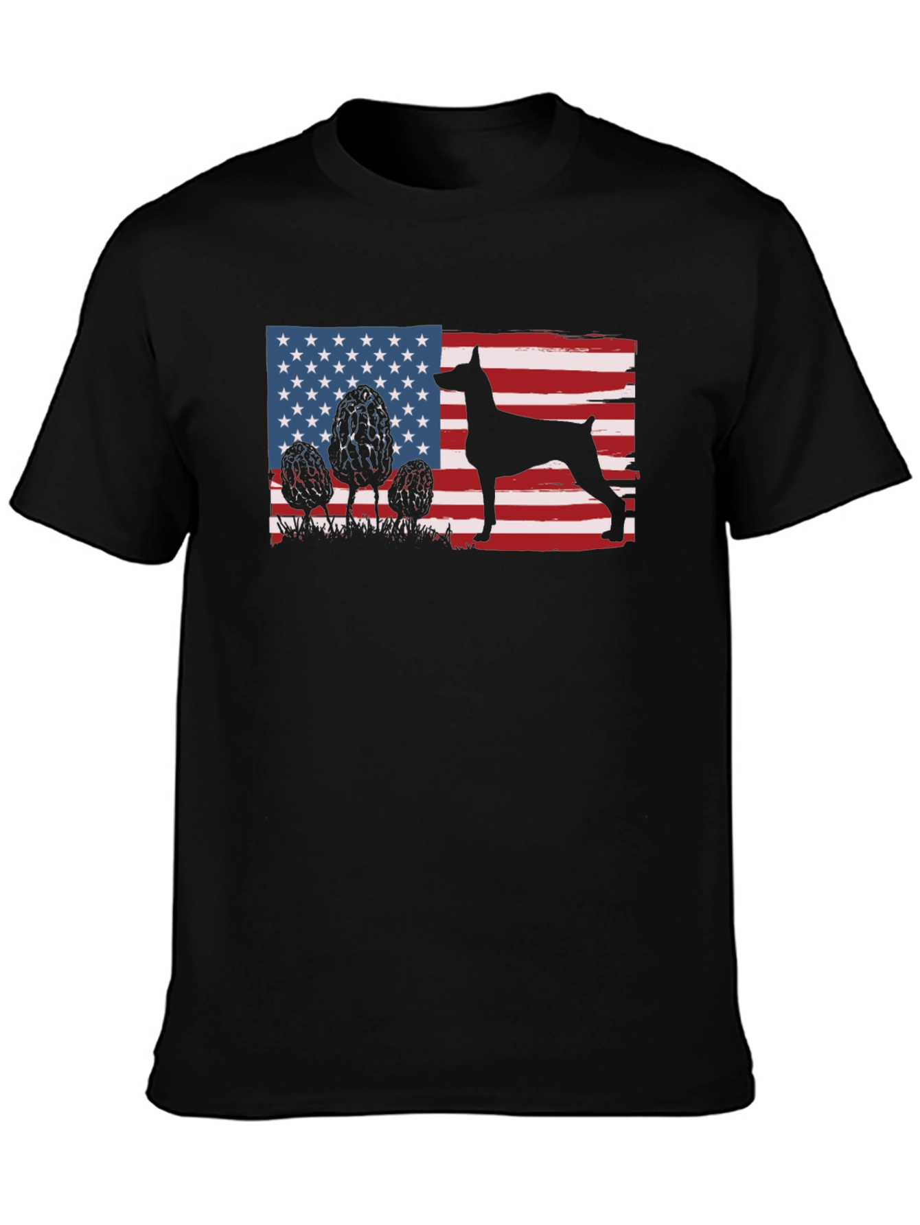 American Dog Flag T-Shirt - Patriotic Pet Lover Tee