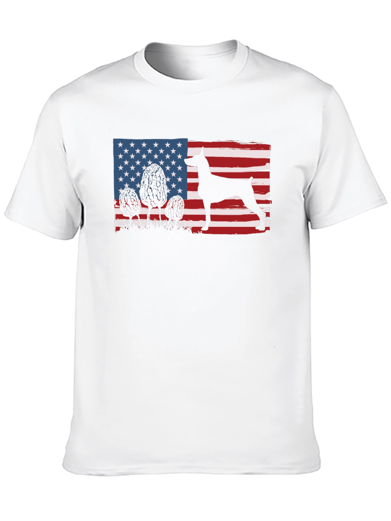 American Dog Flag T-Shirt - Patriotic Pet Lover Tee