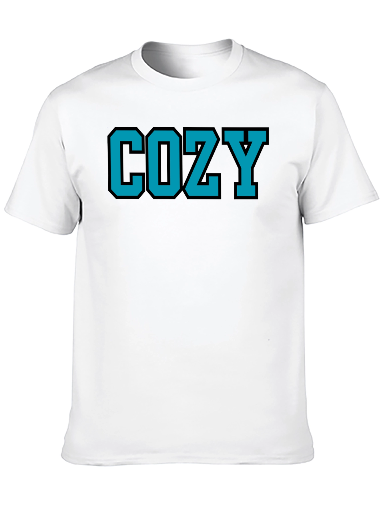 Cozy Graphic Tee - Black T-Shirt
