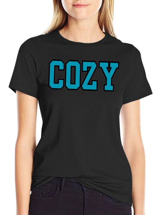 Cozy Graphic Tee - Black T-Shirt