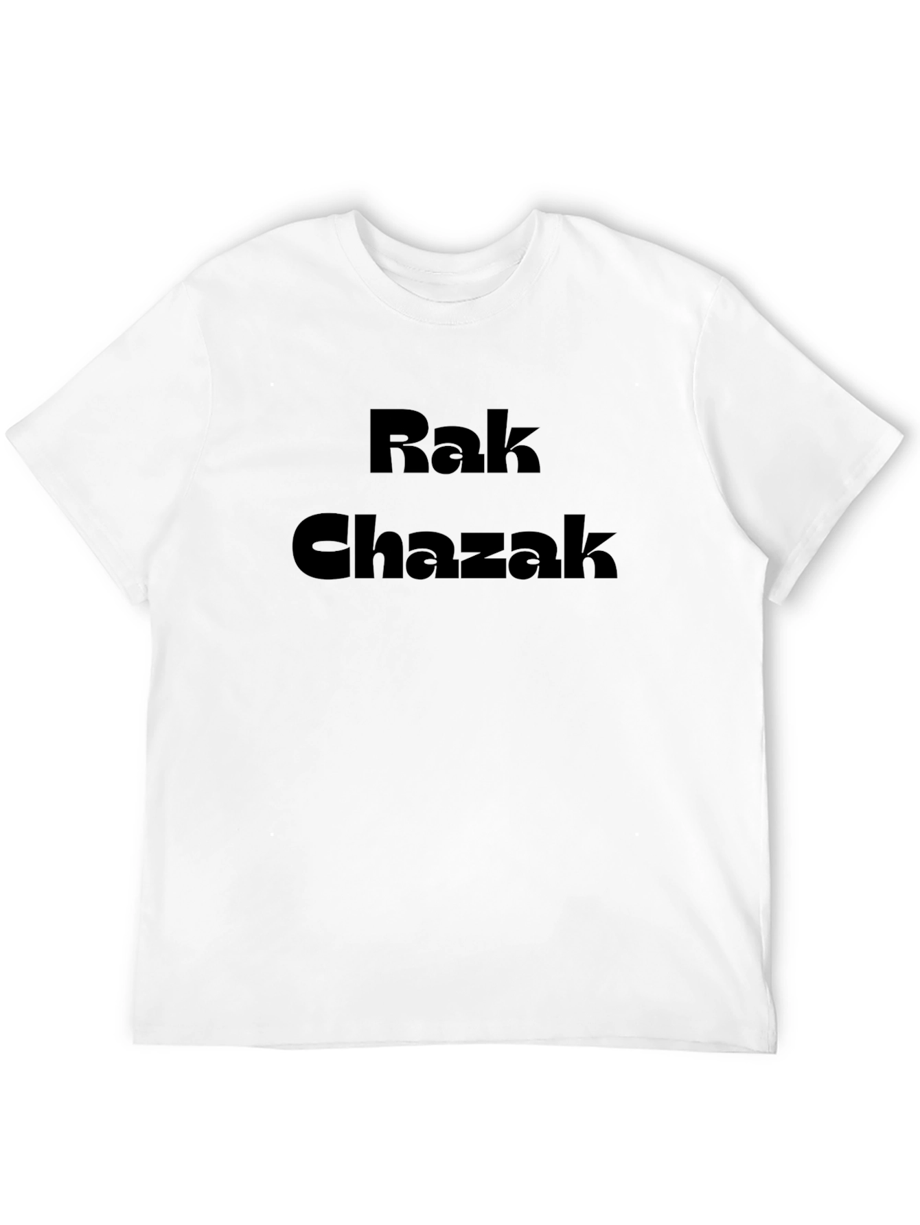 Rak Chazak Black Graphic Tee