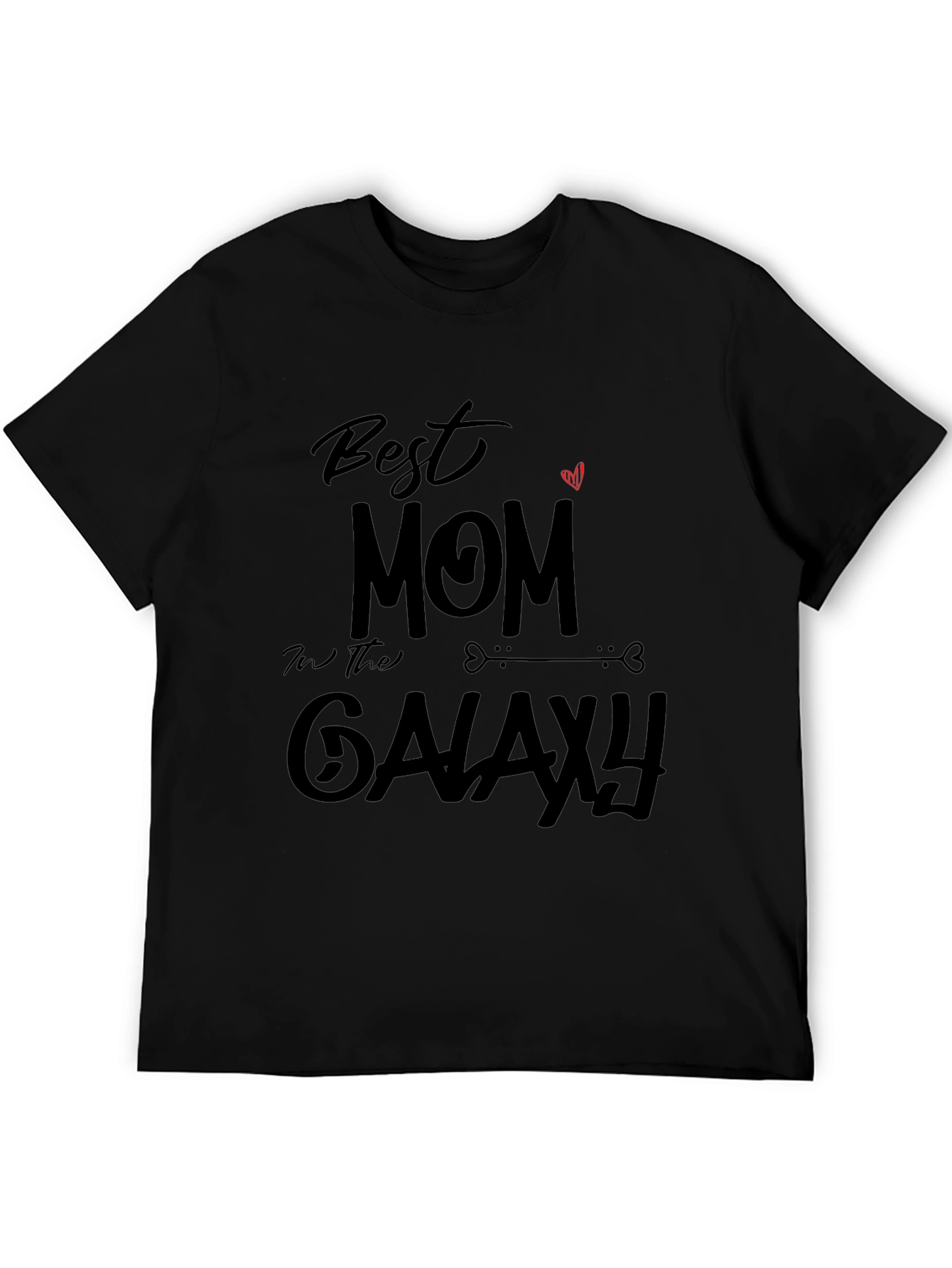 Best Mom In The Galaxy Black T-Shirt