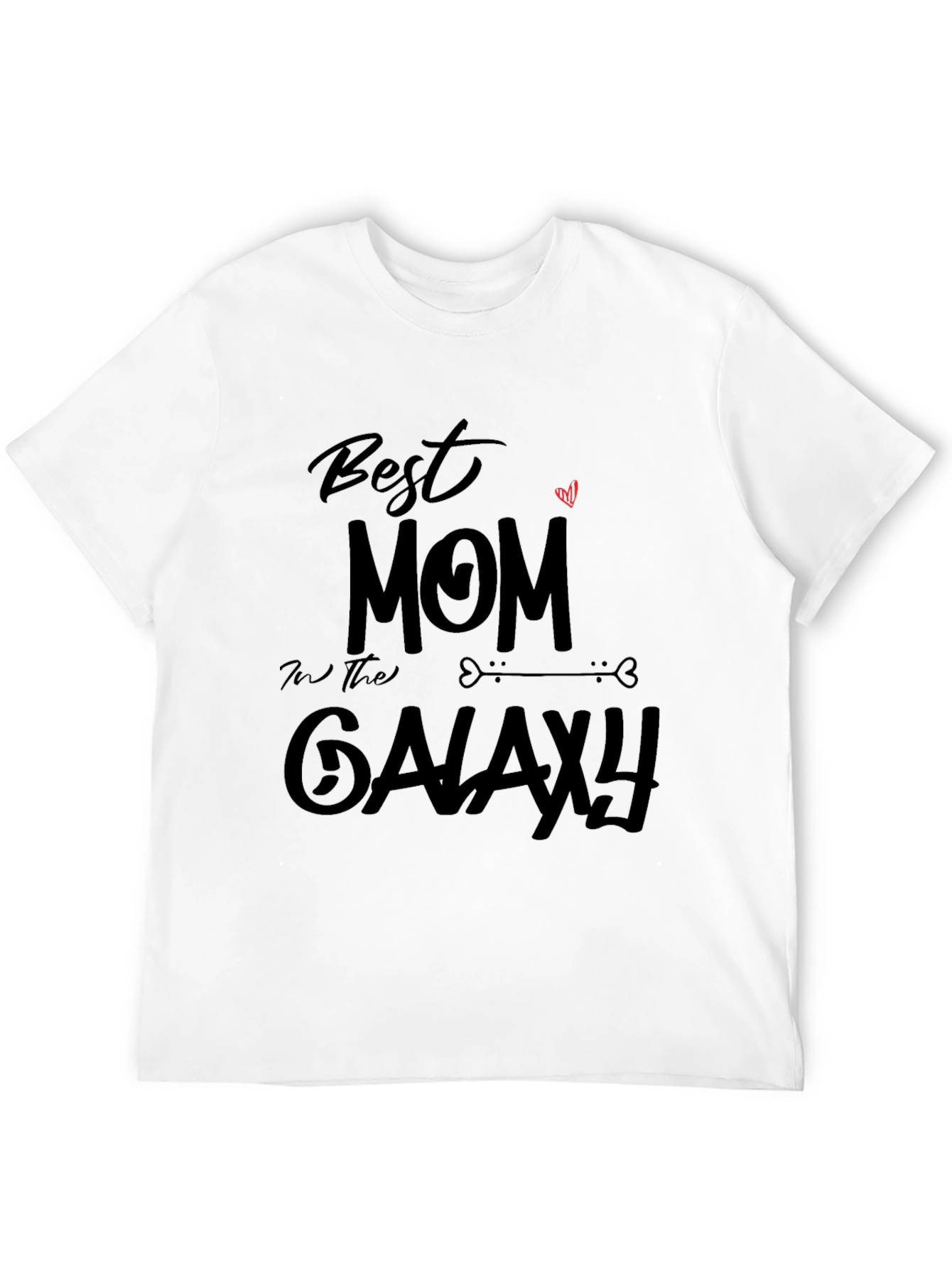 Best Mom In The Galaxy Black T-Shirt