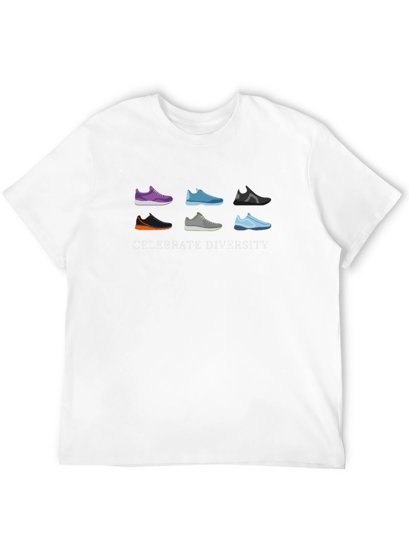 Celebrate Diversity Running Shoe Graphic Tee