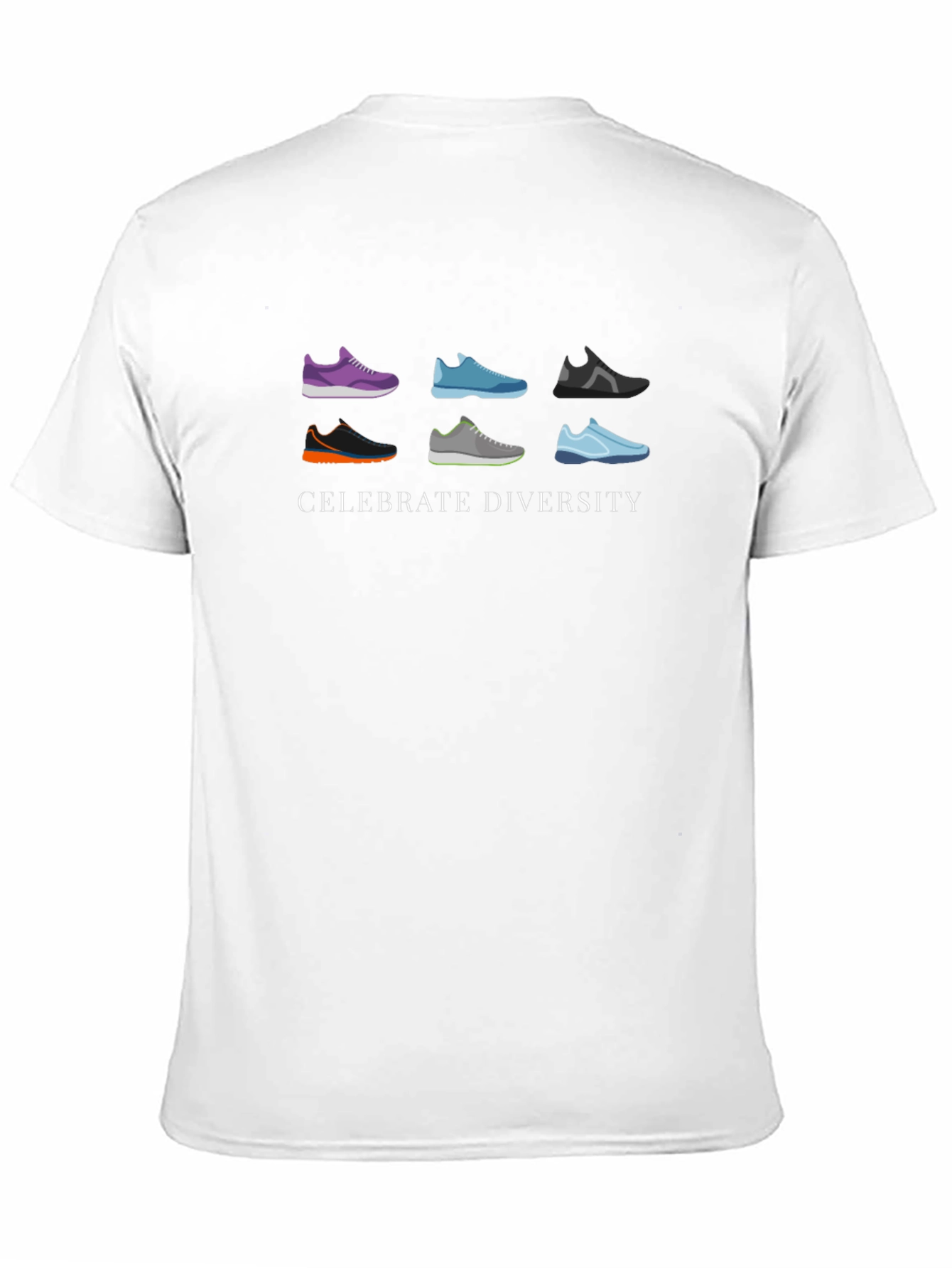 Celebrate Diversity Running Shoe Graphic Tee